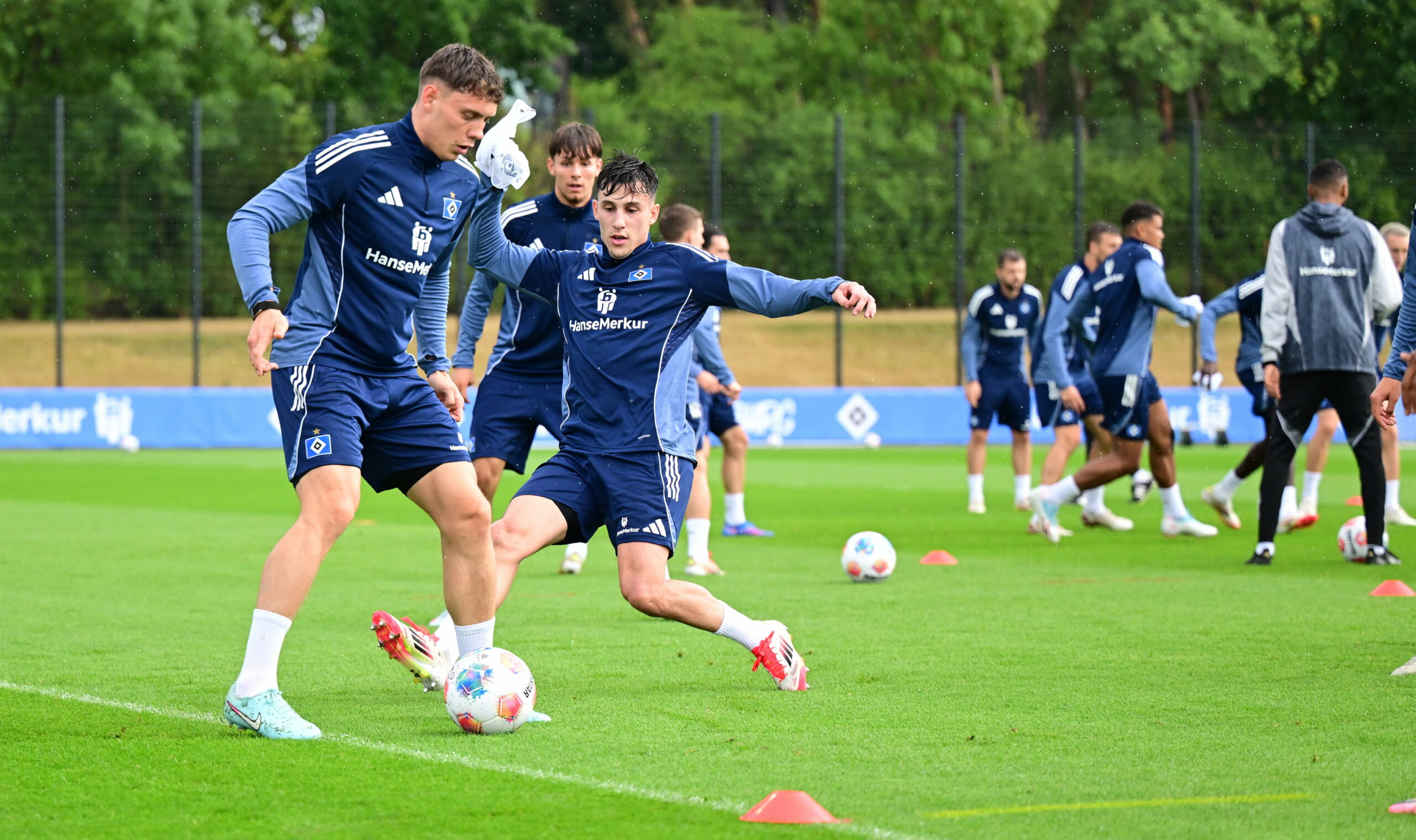 Nicolai Remberg und Nicolás Capaldo im Trainindsduell