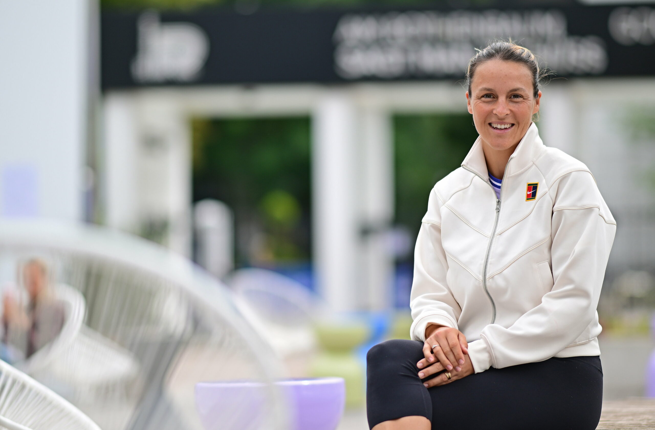 Tatjana Maria auf der Anlage am Hamburger Rothenbaum