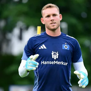 Daniel Peretz im HSV-Training