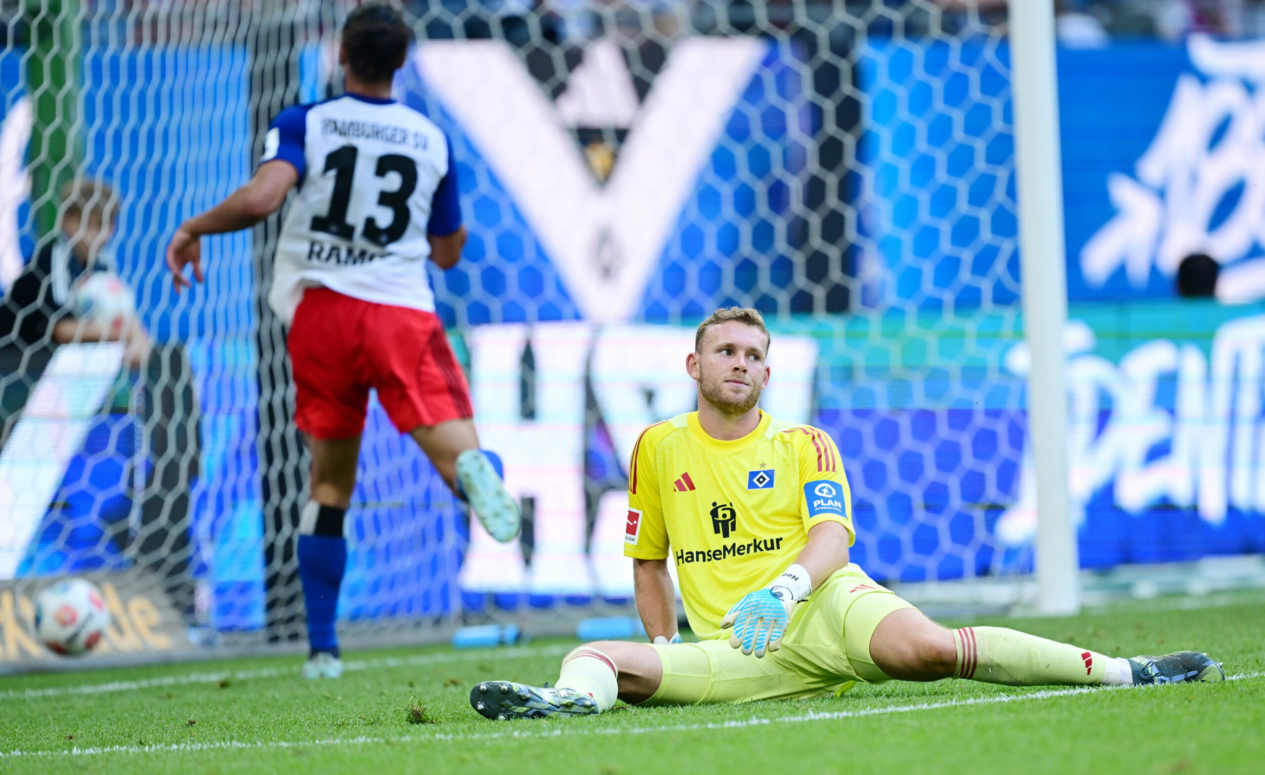 HSV-Torwart Daniel Peretz im Testspiel gegen Lyon
