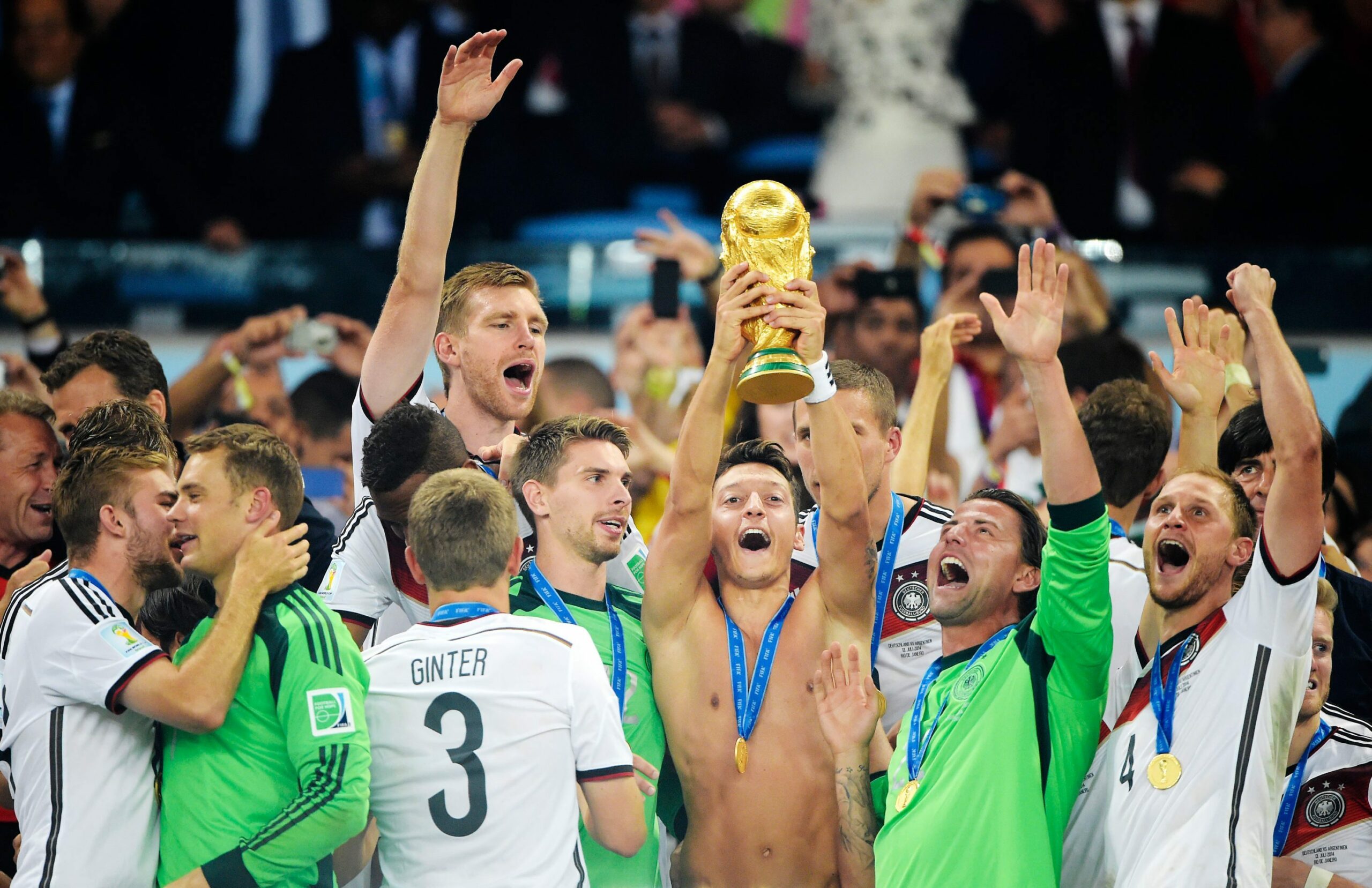 Deutsche Nationalmannschaft feiert WM-Titel 2014