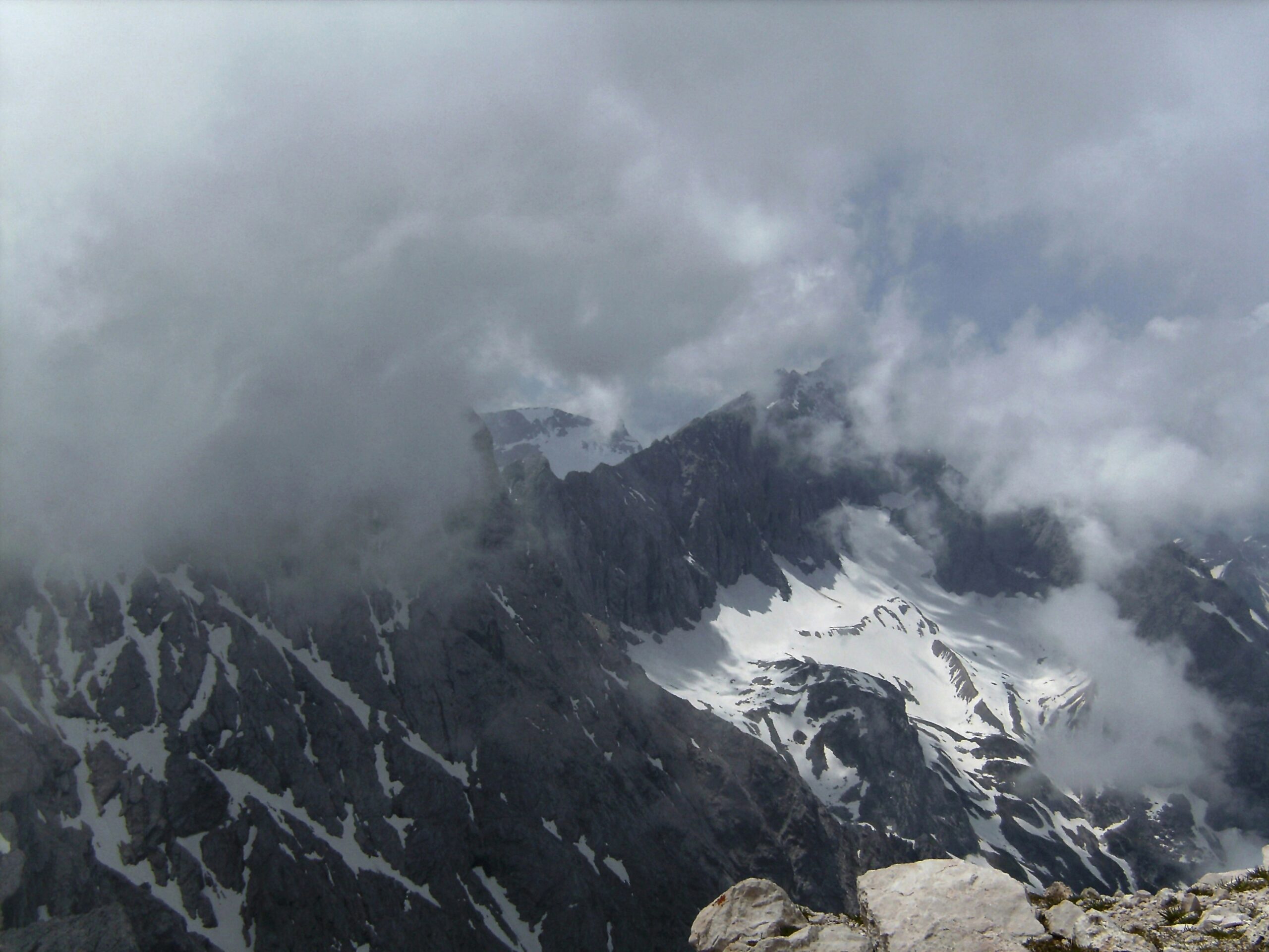 Zugspitze, Nebel