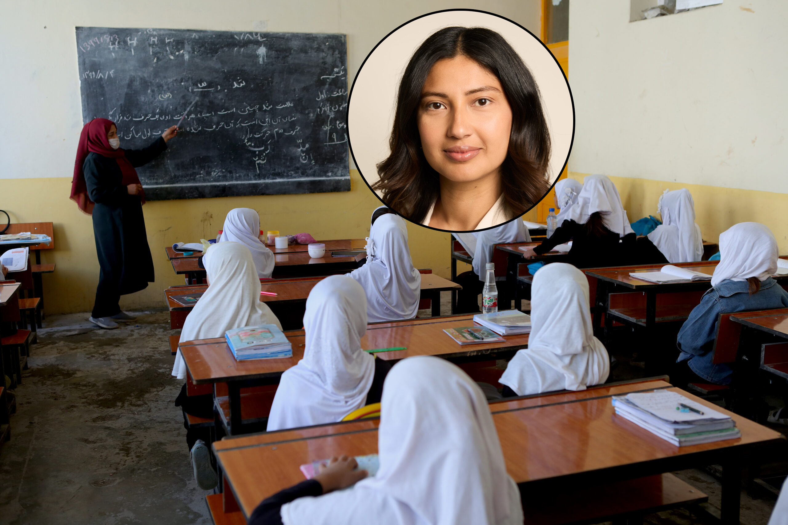 Eine der Grundschulen in Kabul, die die Hamburger Organisation „Visions for Children e.V.“ unterstützt. Hila Limar (38) ist Vorsitzende des Vereins.