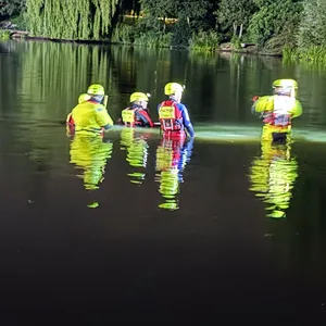 Die Polizei suchte am Mittwochabend nach dem Jungen im Stadtpark – erfolglos.