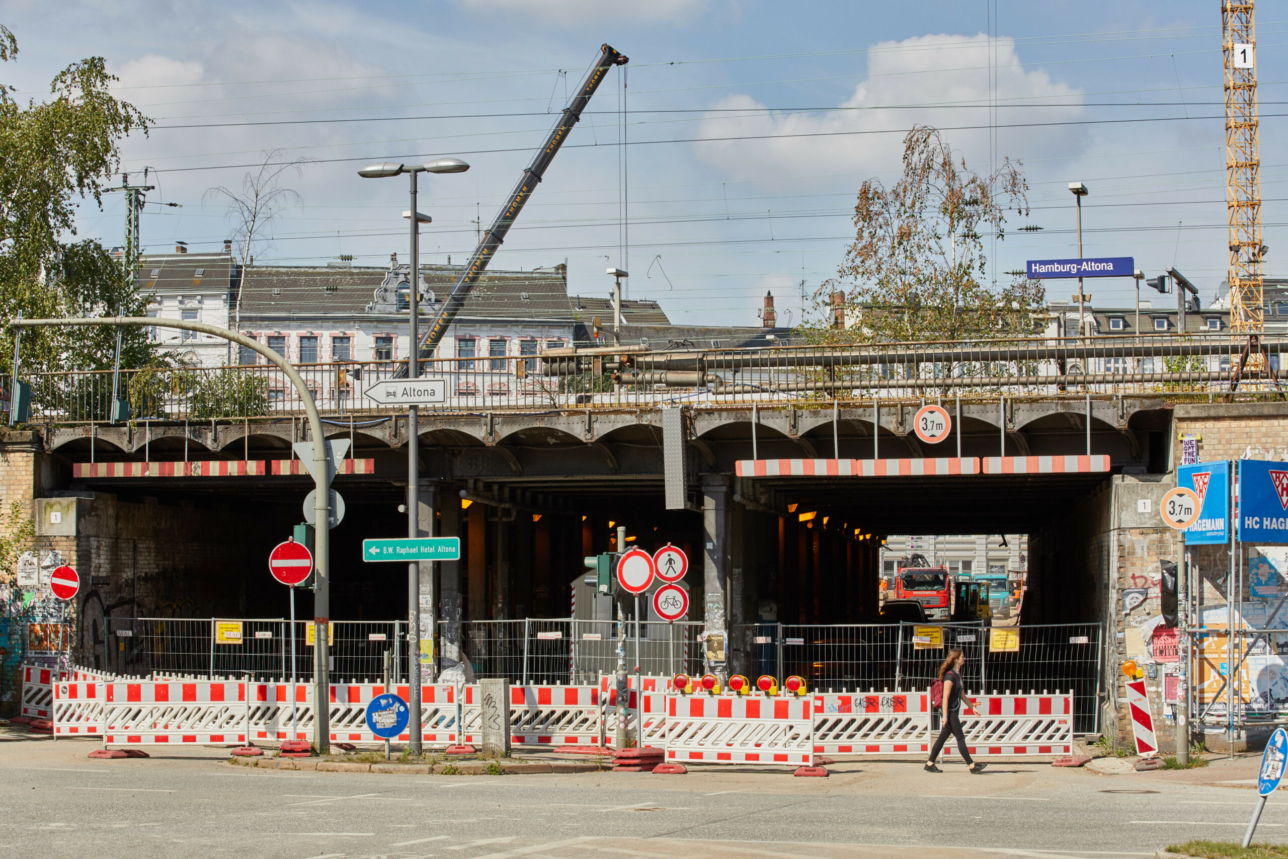 Der Lessigtunnel während Baustellenarbeiten im Jahr 2019. (Archivbild)