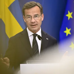 Der schwedische Ministerpräsident Ulf Kristersson setzt sich für den Frieden in der Ukraine ein