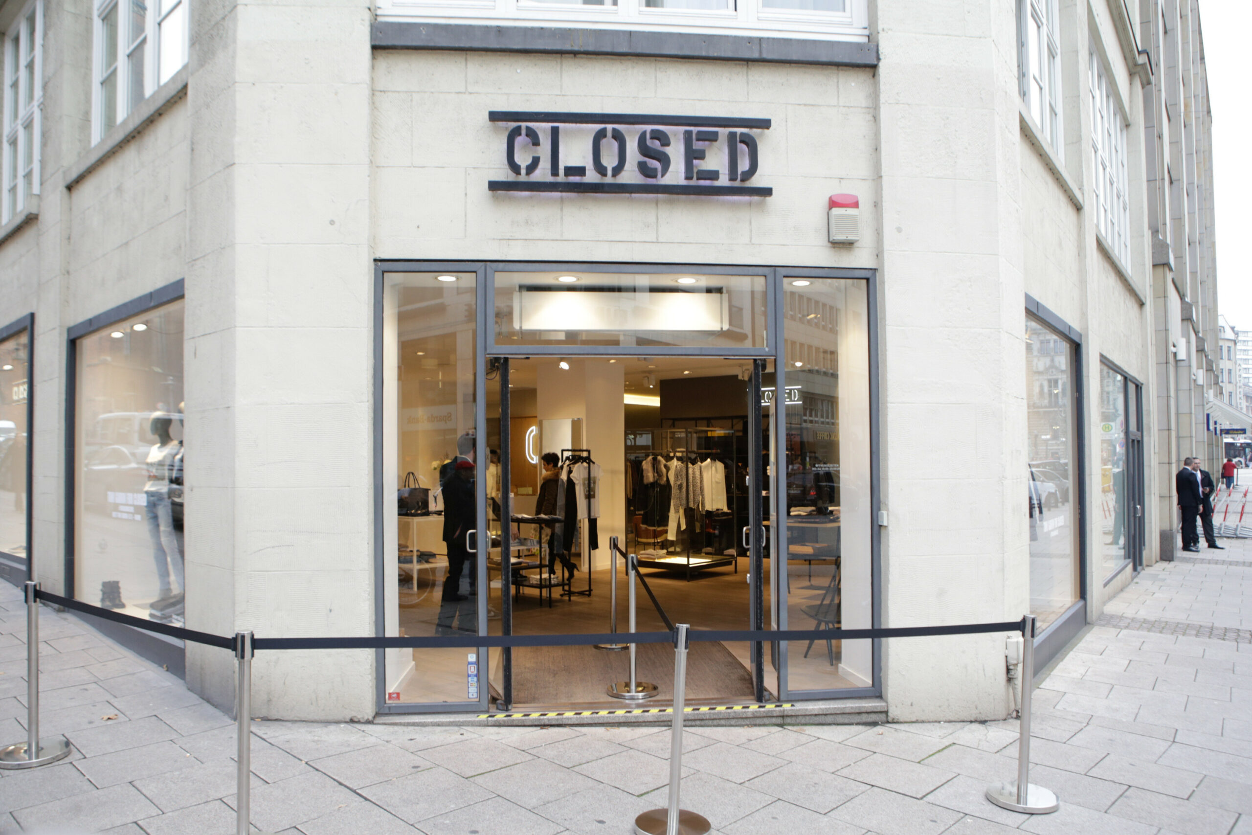 Closed-Geschäft in Hamburg