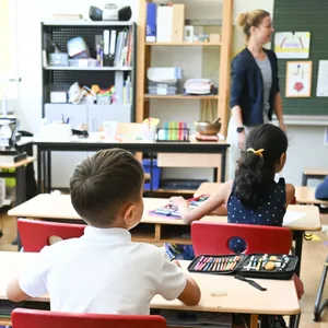Unterricht in einer Grundschule