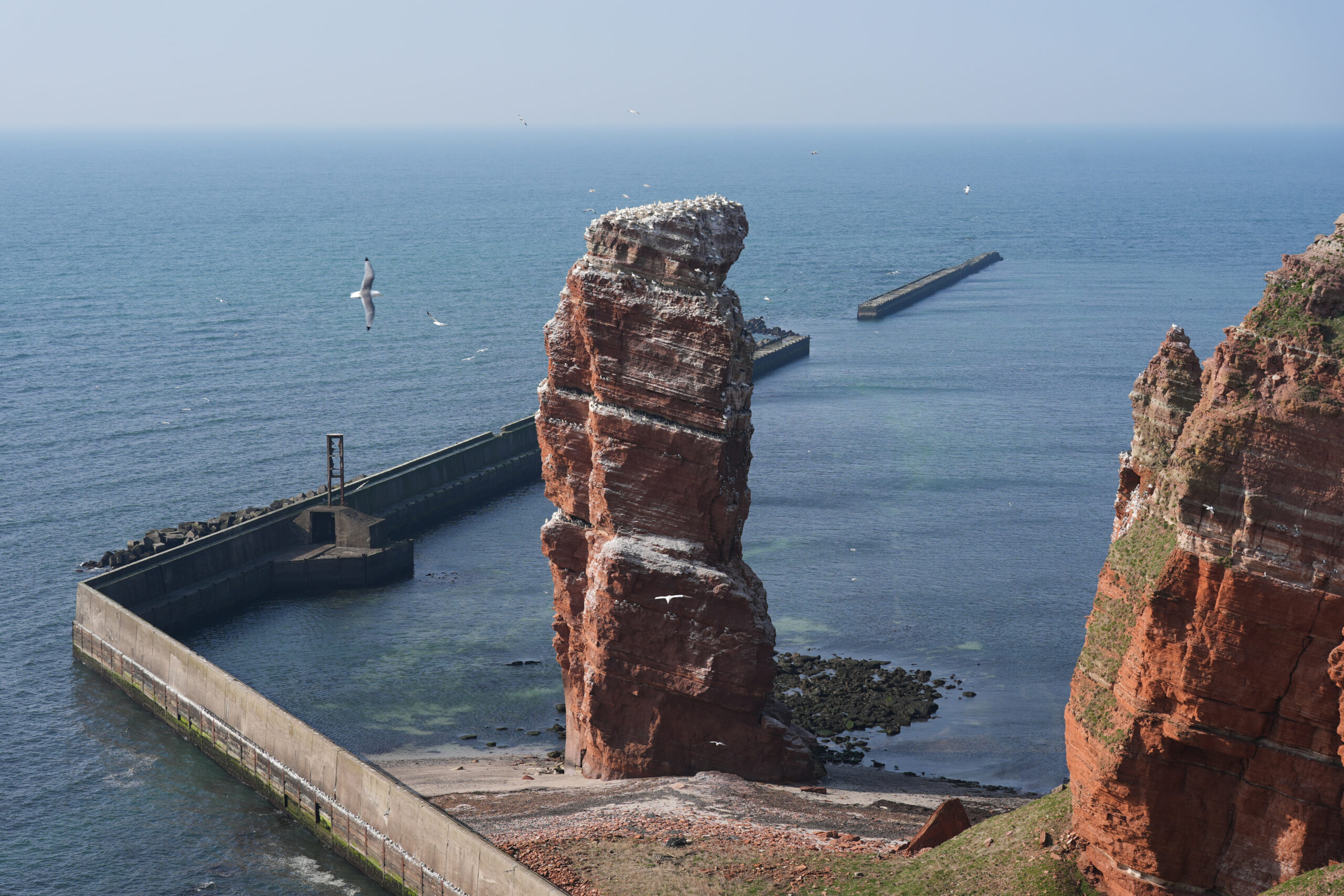 Felsen „Lange Anna” der Insel Helgoland