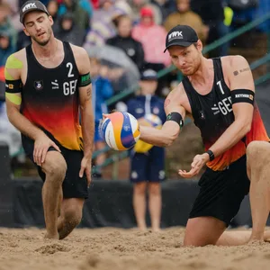 Nils Ehlers und Clemens Wickler bei der EM in Düsseldorf