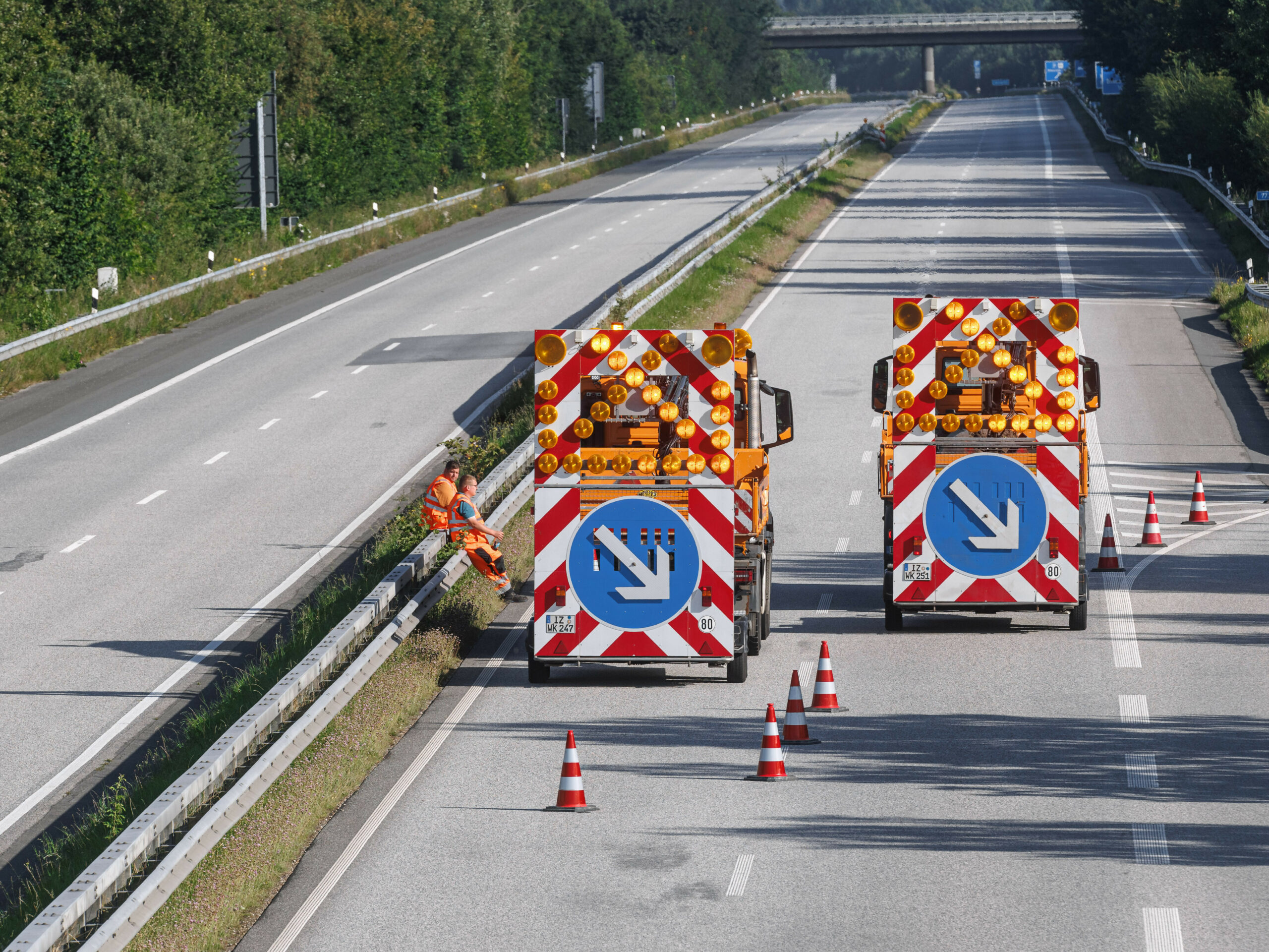 Sperrung der A23