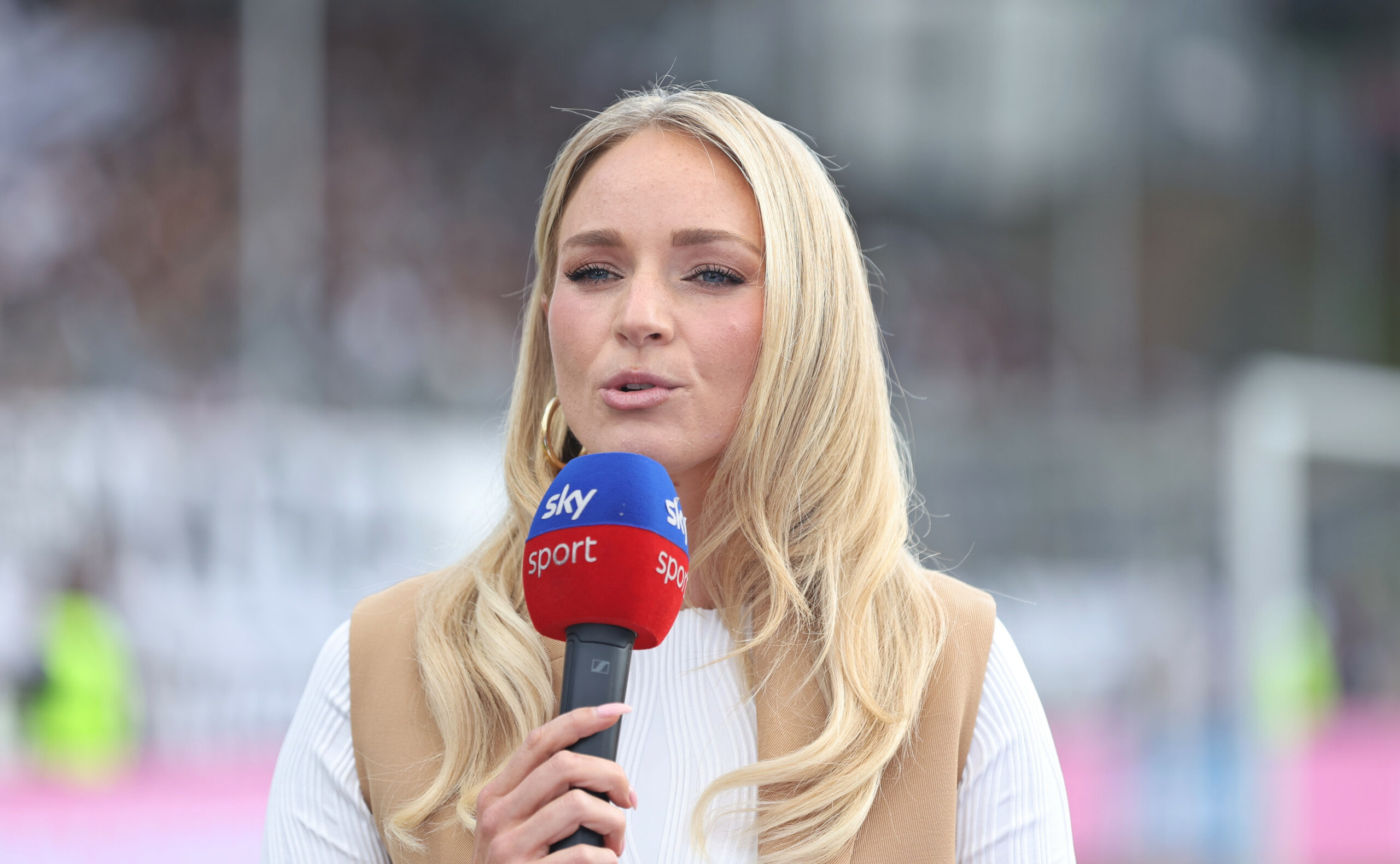 Sky-Moderatorin Katharina Kleinfeldt.
