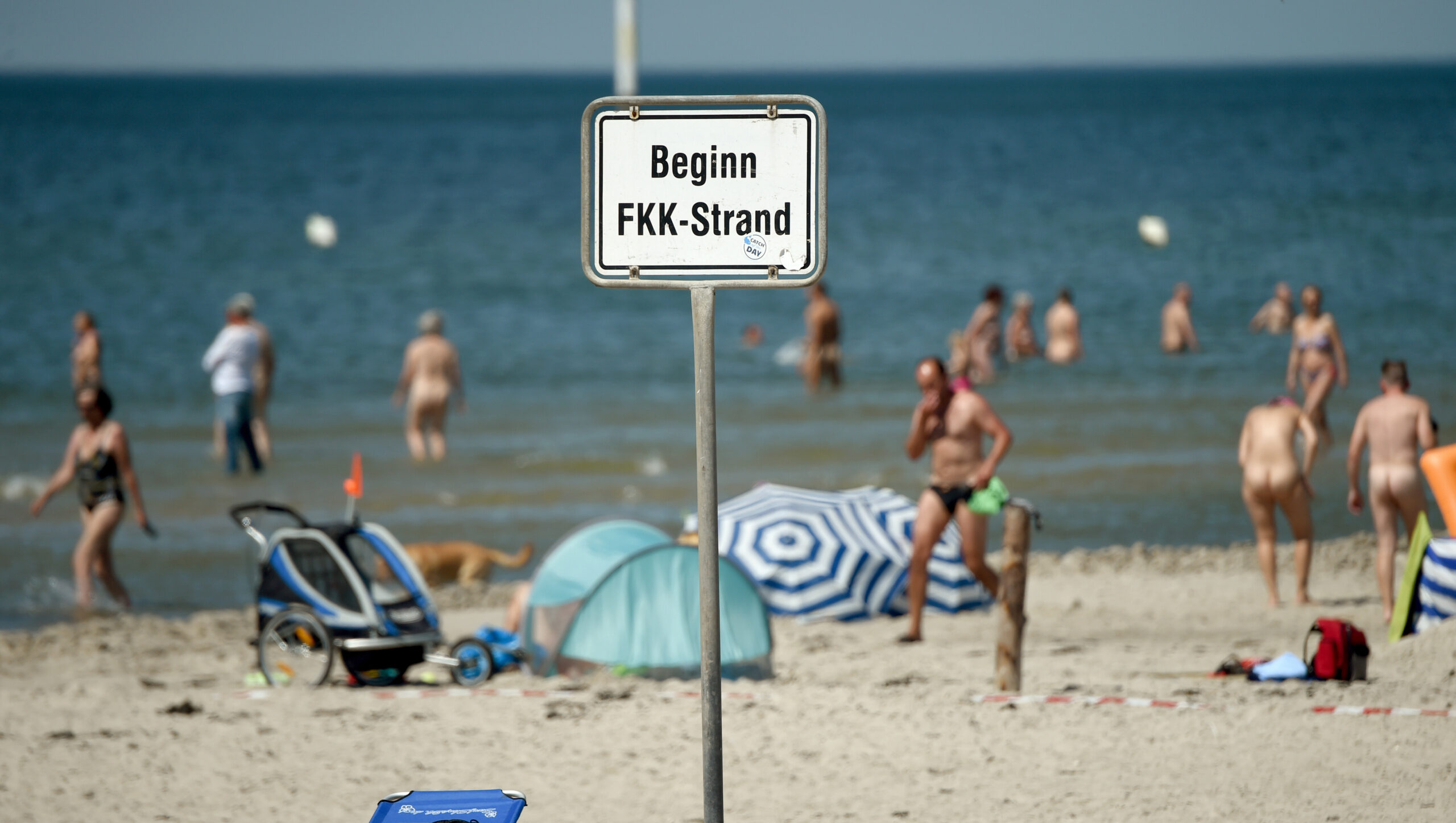 Der Spanner filmte unbekleidete Badegäste am FKK-Strand. Symbolfoto