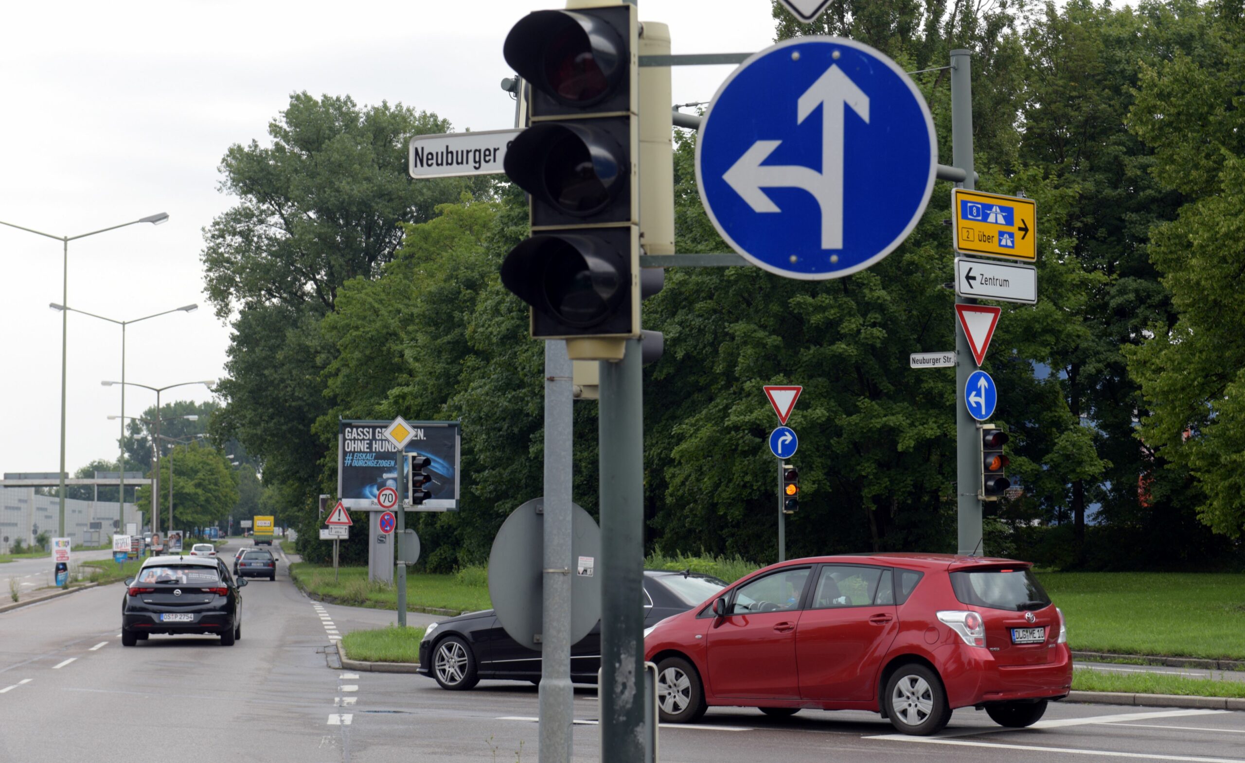 Defekte Ampelanlage (Symbolbild).