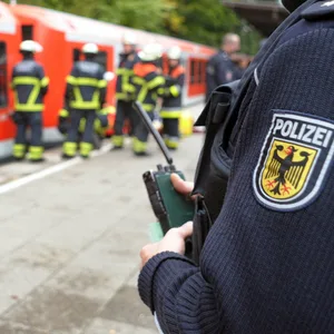 Rettungseinsatz an einer S-Bahn (Symbolfoto)