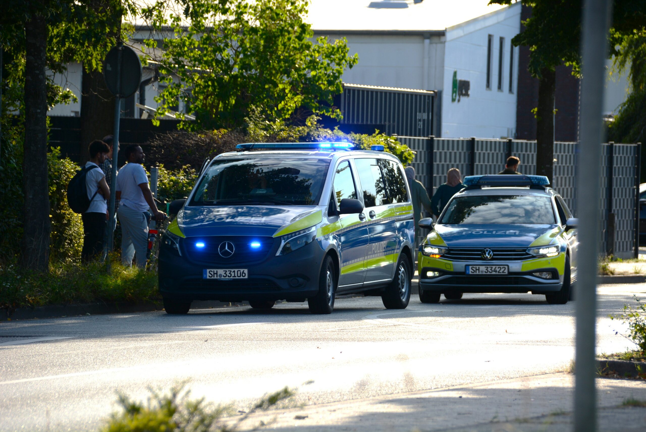 In Wentorf wurde am Mittwoch ein Kind von einem Auto angefahren.