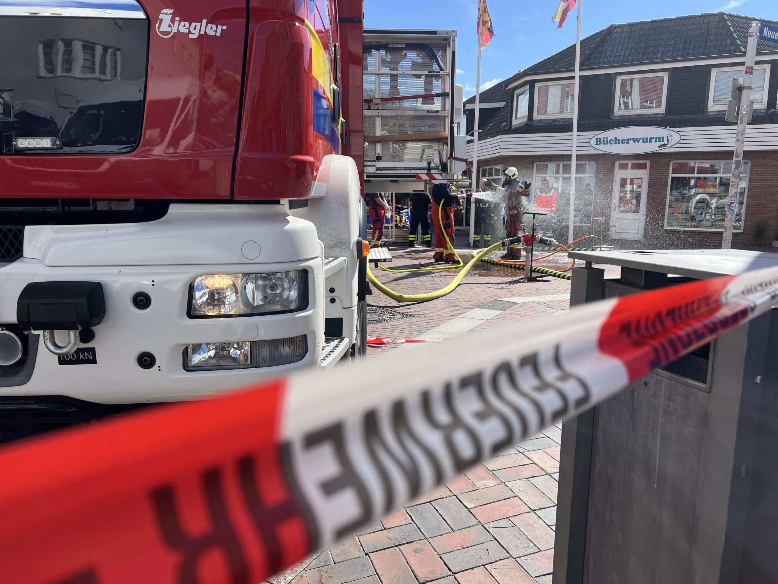 Feuerwehr am Einsatzort