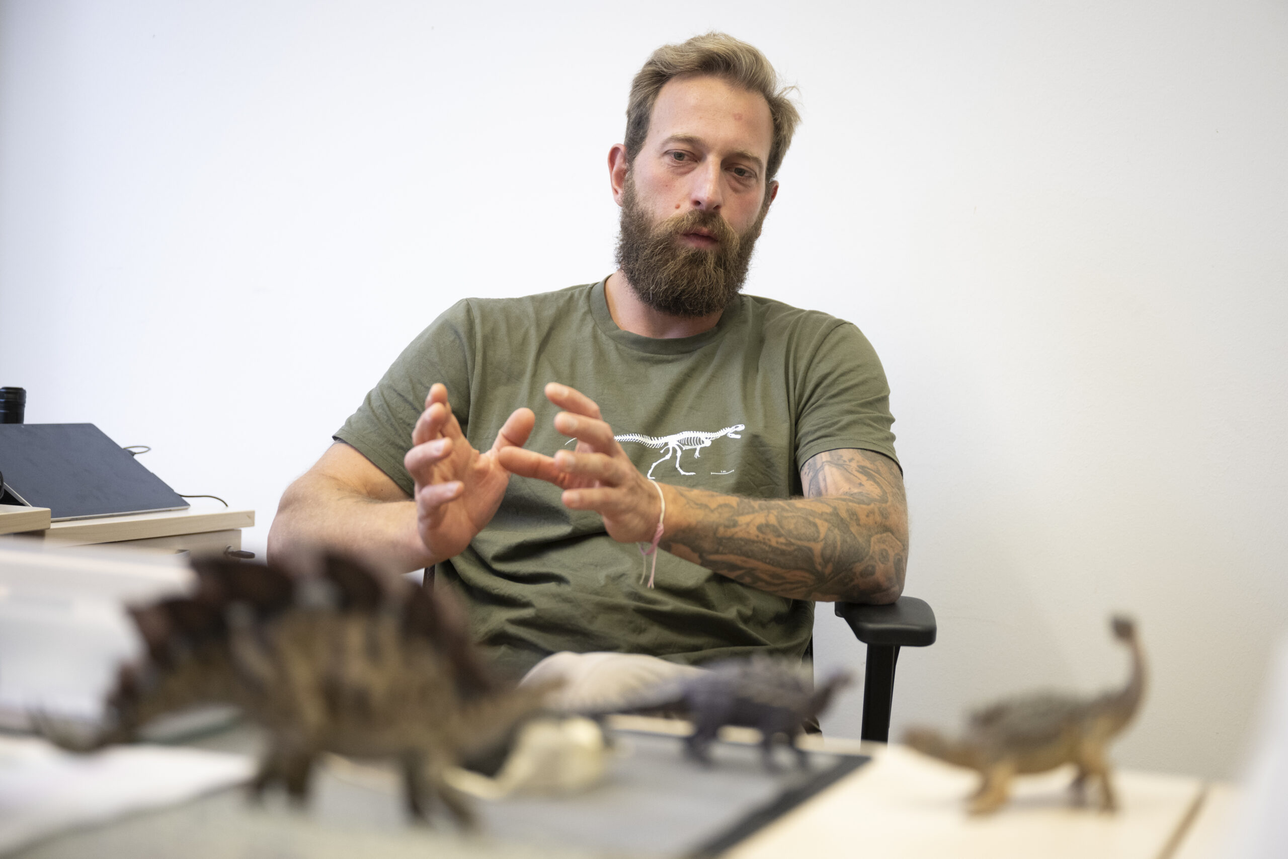 Greifswalder „Dinosauriermann“ Marco Schade