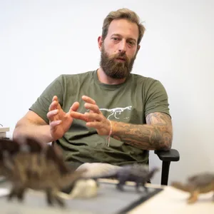 Greifswalder „Dinosauriermann“ Marco Schade