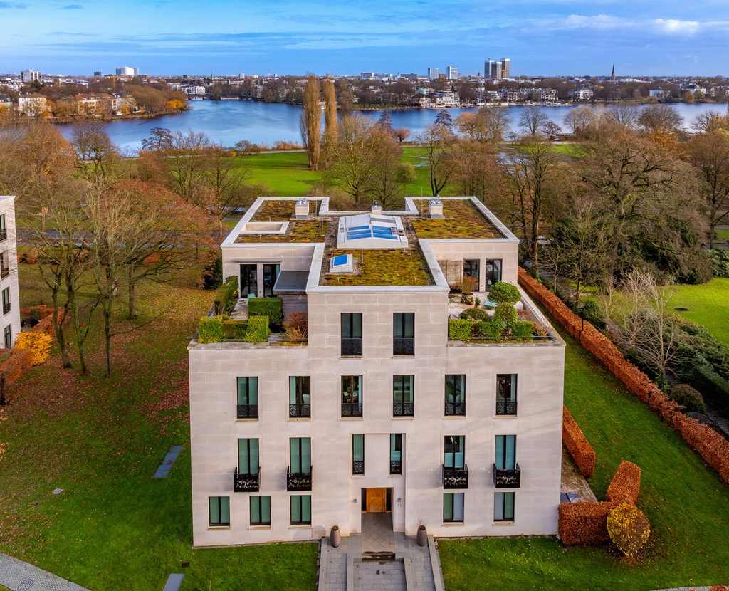 Luxusvilla an der Alster.