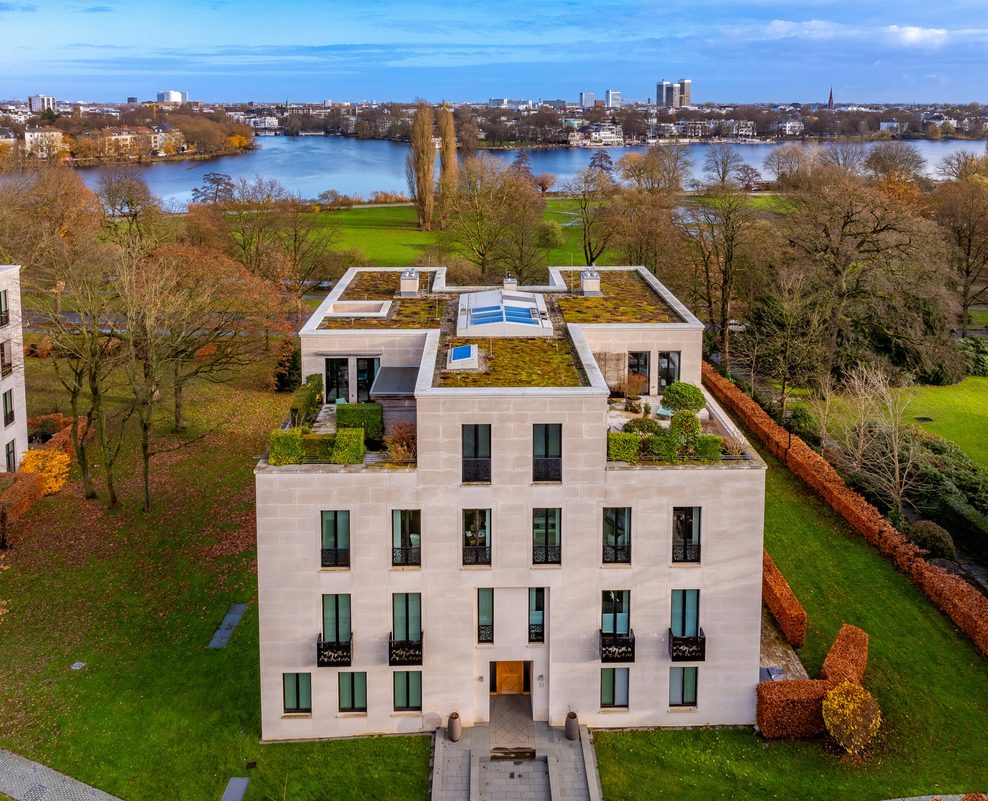 Luxusvilla an der Alster.