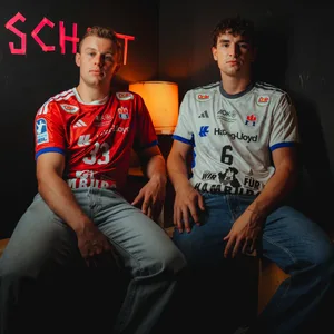 Moritz Sauter und Elias Kofler im Trikot des HSV Hamburg