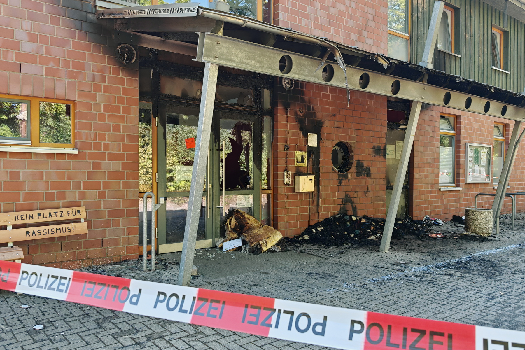 Brandschaden am Haus