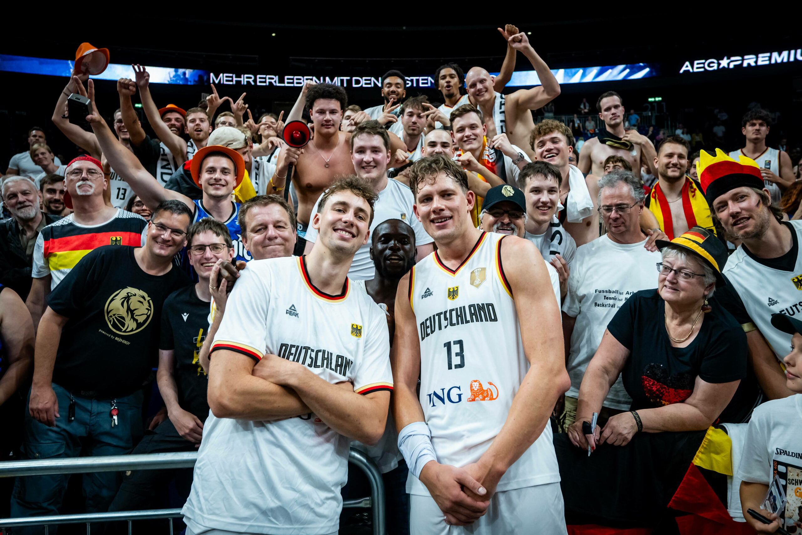Moritz Wagner mit seinem Bruder Franz Wagner