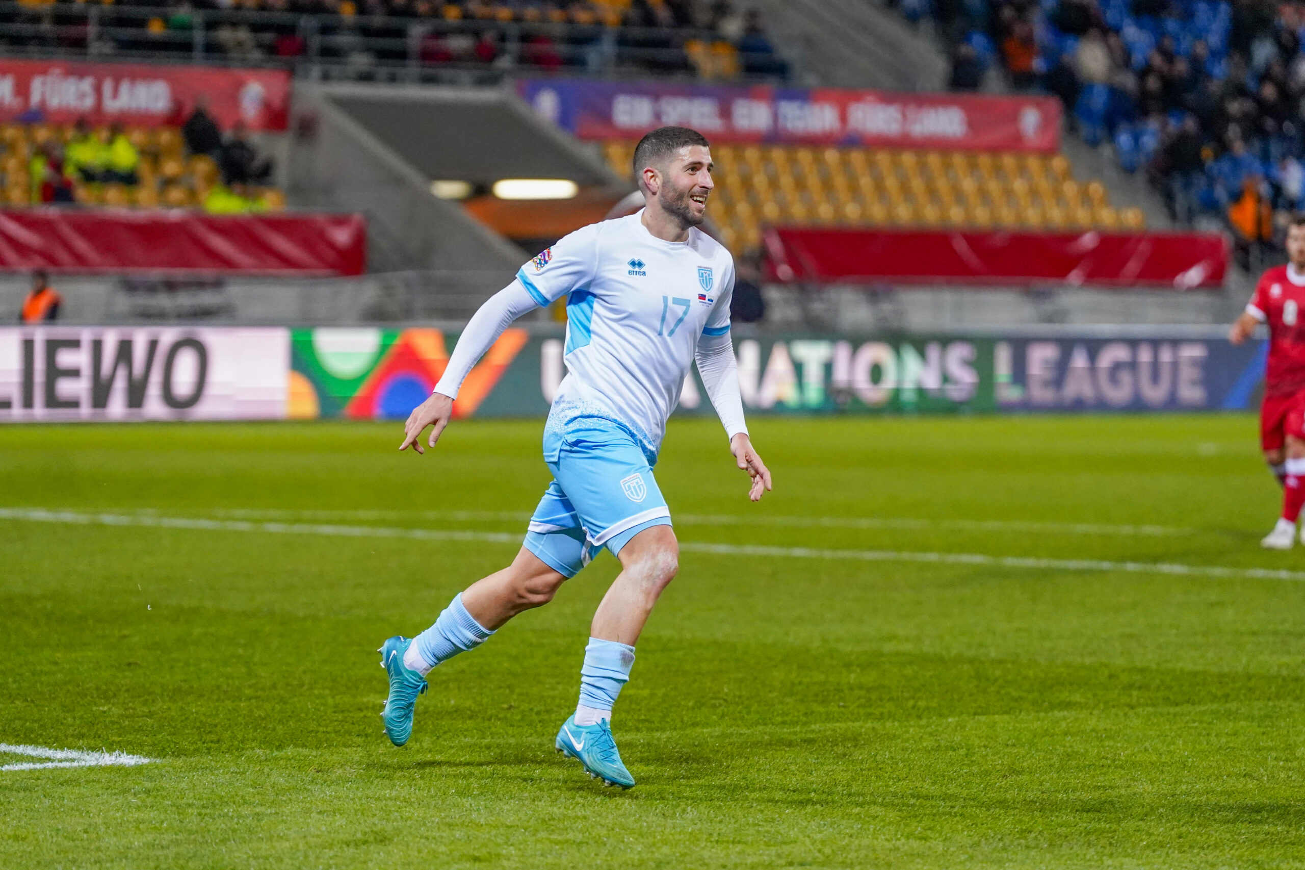 Alessandro Golinucci im San Marino-Trikot