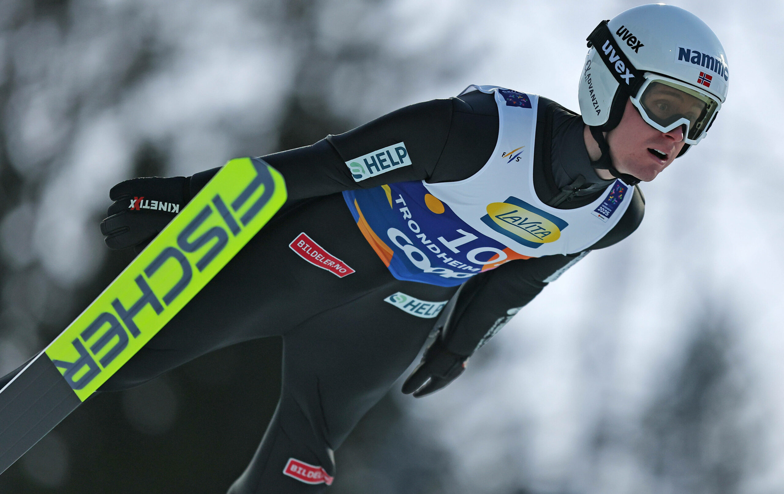 Kristoffer Eriksen Sundal beim Skispringen