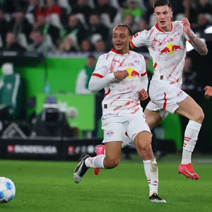 Xavi Simons (l.) und Benjamin Sesko stehen bei Leipzig kurz vor dem Abgang