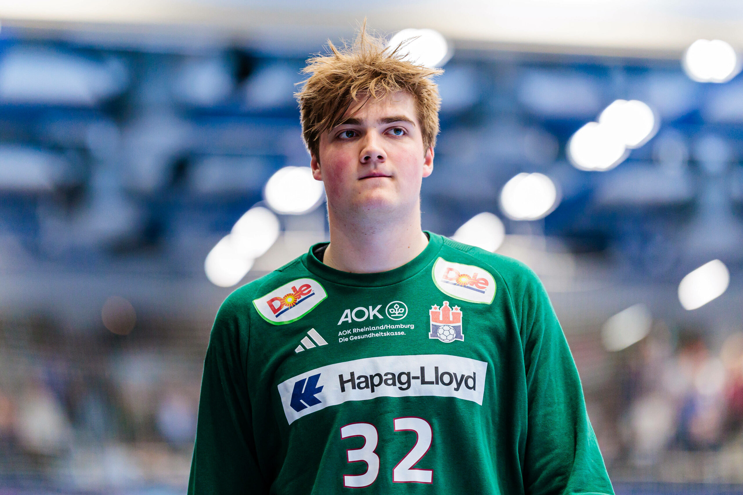 Finn Knaack im HSV Handball-Dress
