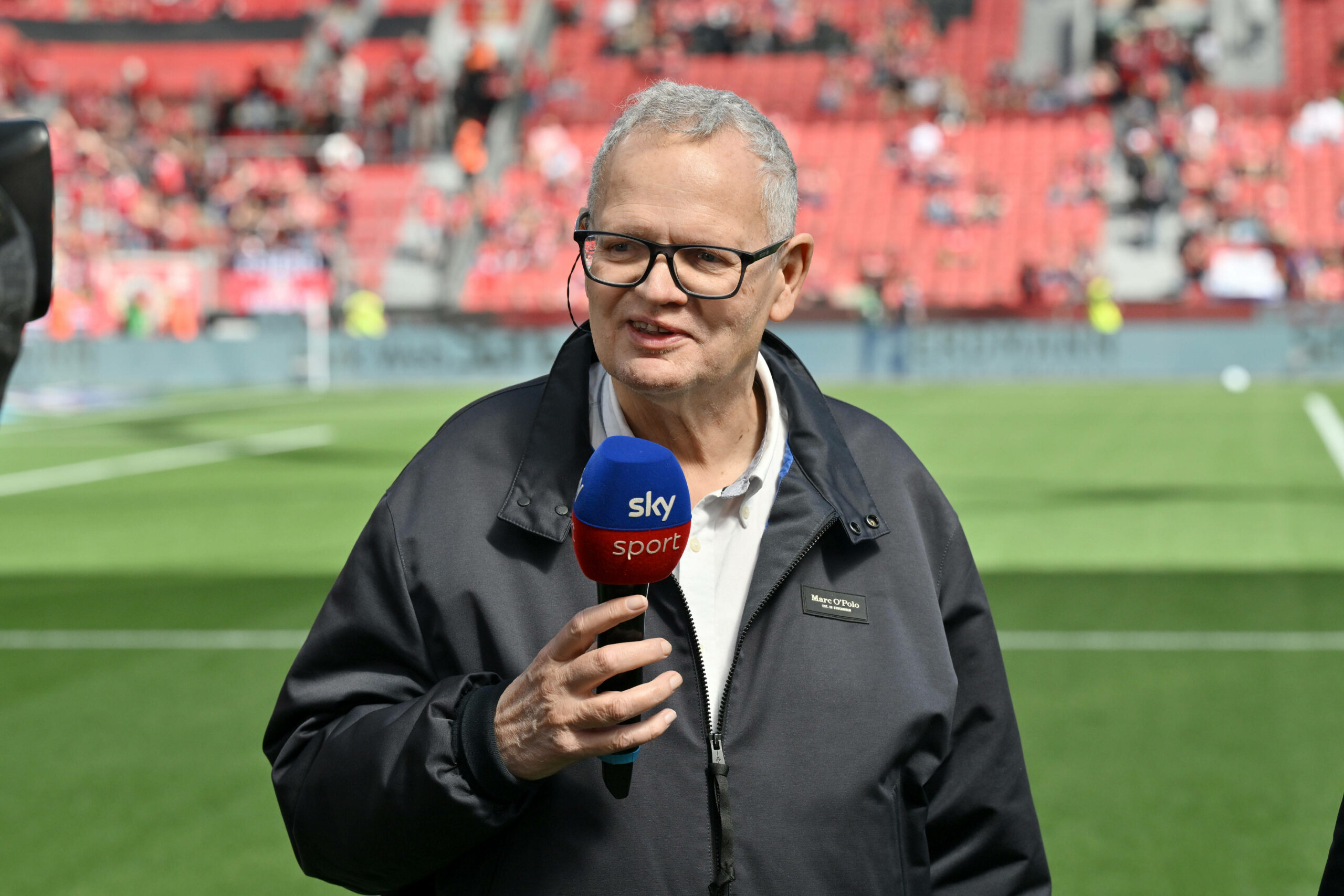 Ulli Potofski bei einer Sky-Moderation