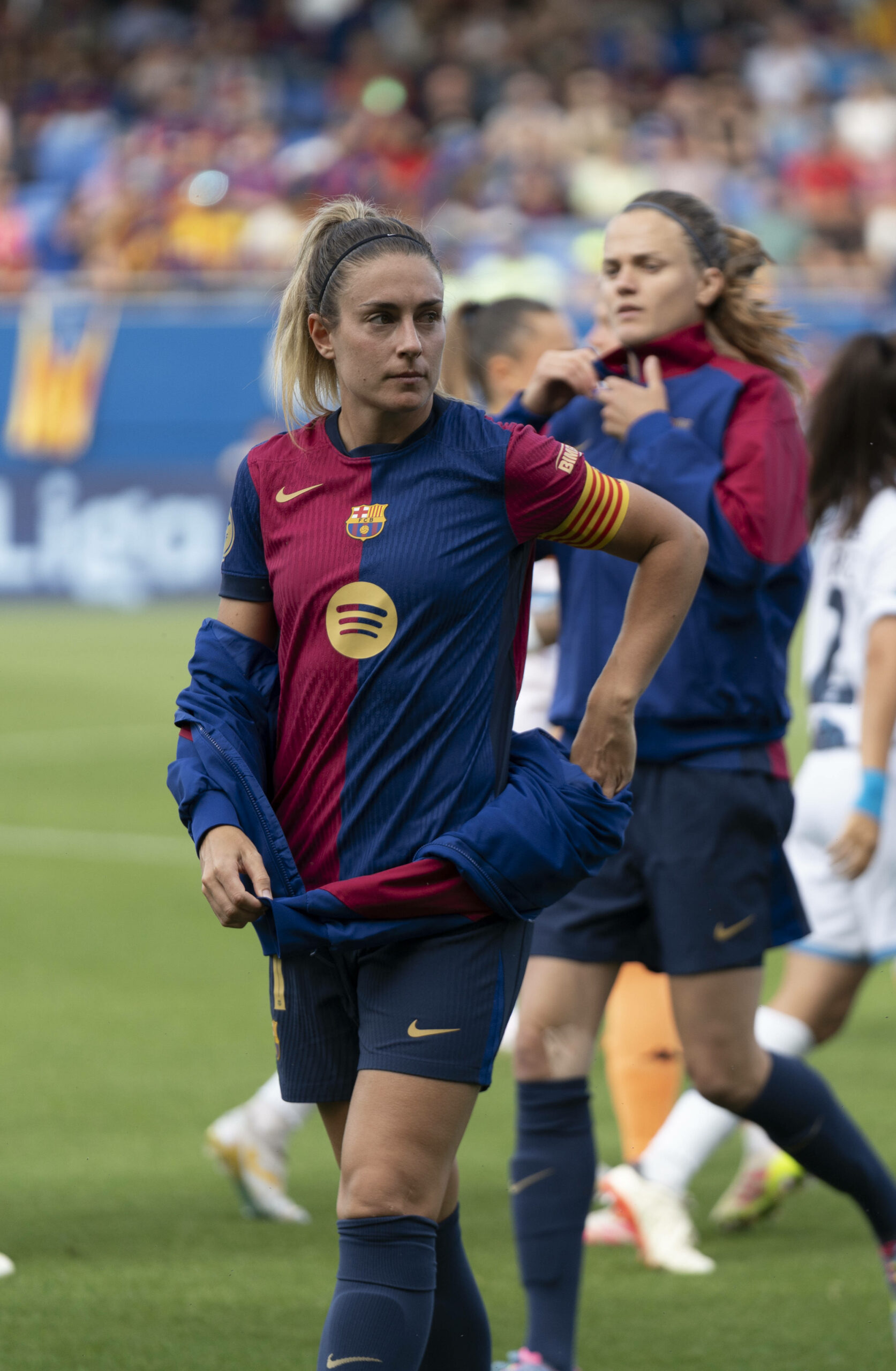Alexia Putellas vom FC Barcelona ist enttäuscht