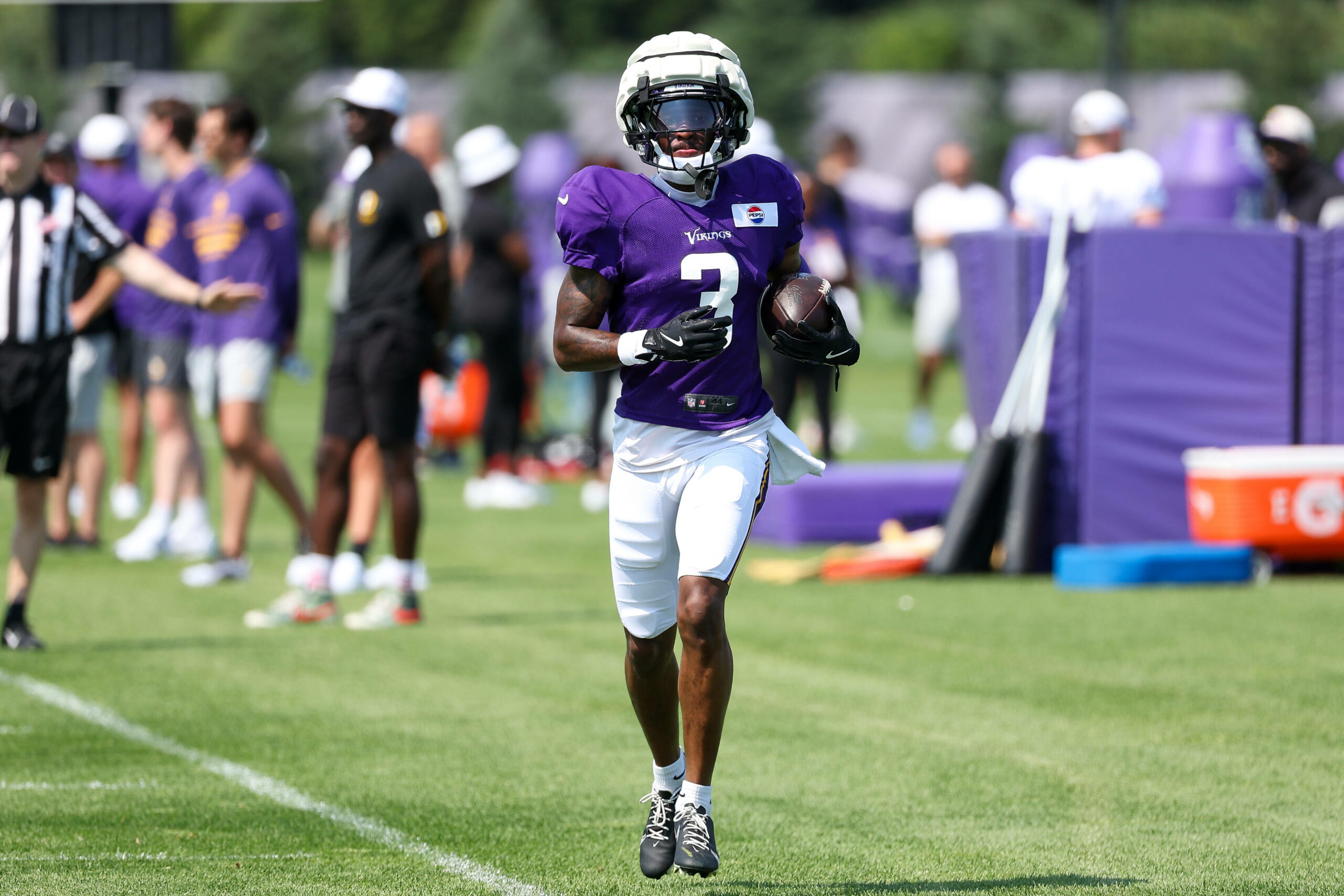 NFL, American Football Herren, USA Minnesota Vikings Training Camp mit Jordan Addison