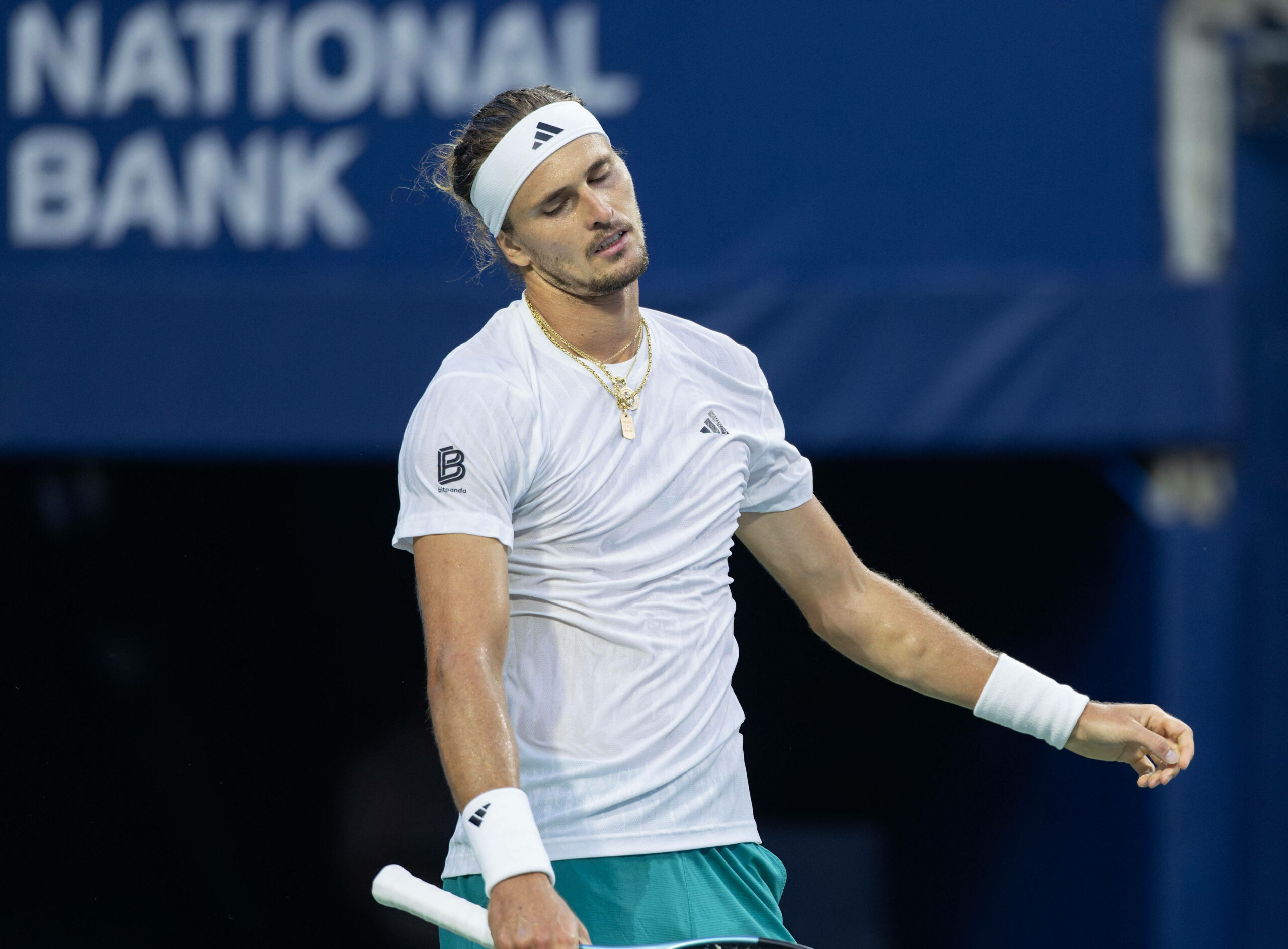 Alexander Zverev guckt enttäuscht