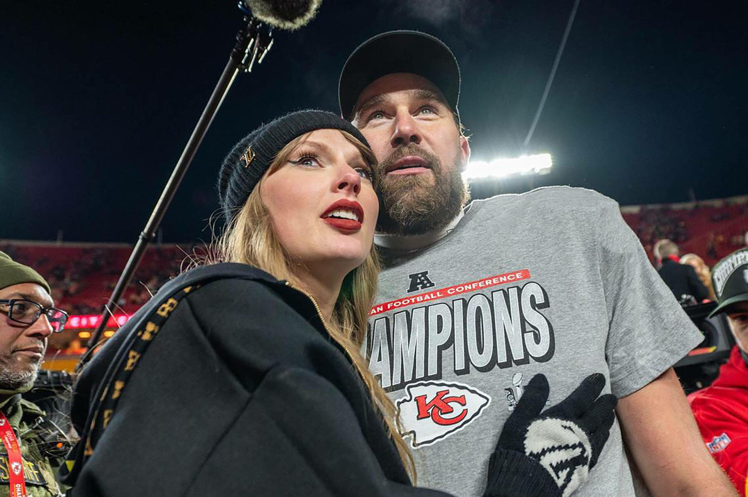 Taylor Swift mit ihrem Freund, Football-Superstar Travis Kelce