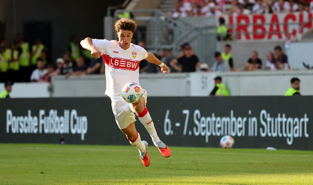 Noah Darvich im VfB-Trikot