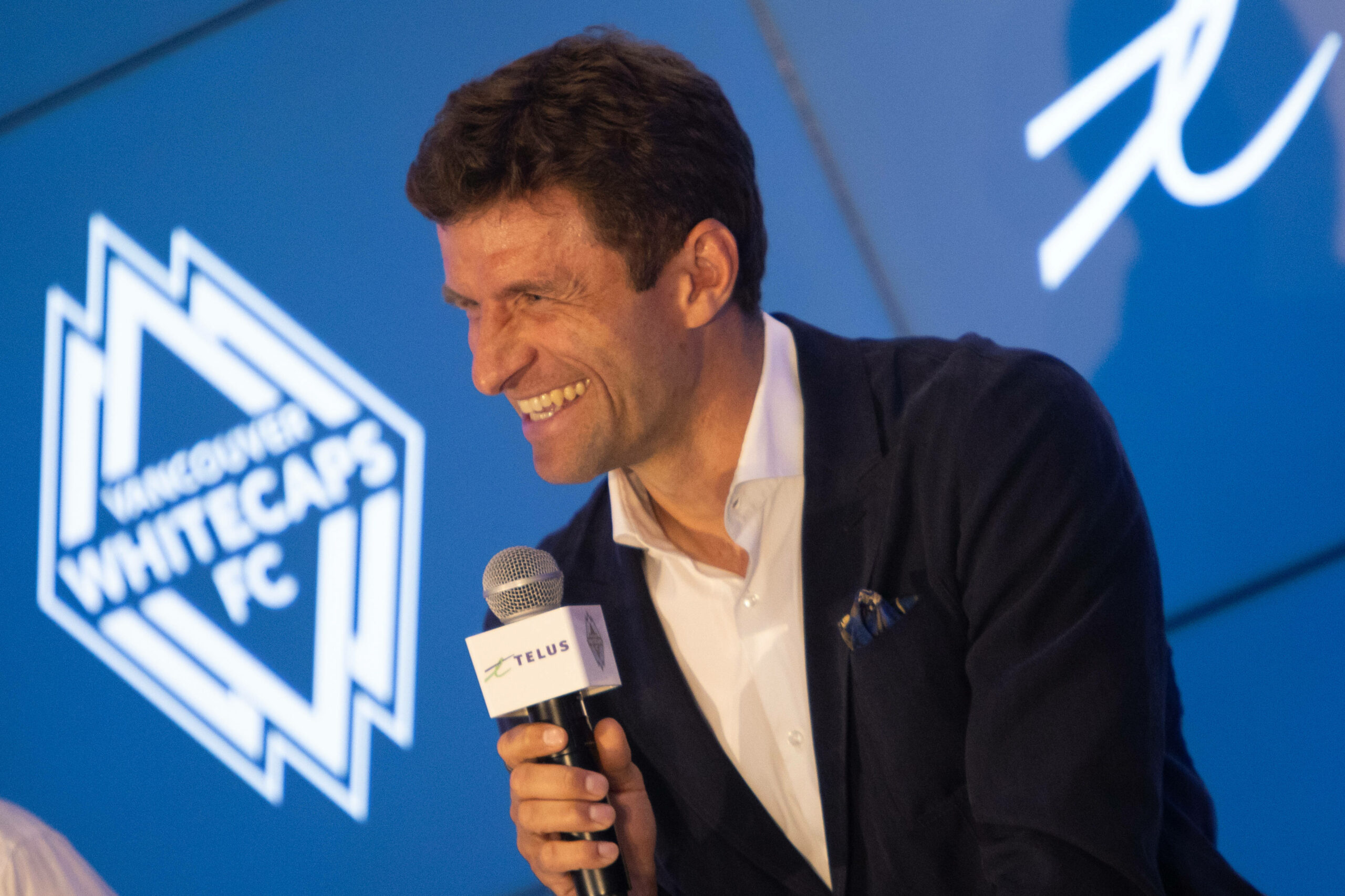 Thomas Müller wird bei den Vancouver Whitecaps als neuer Spieler vorgestellt.
