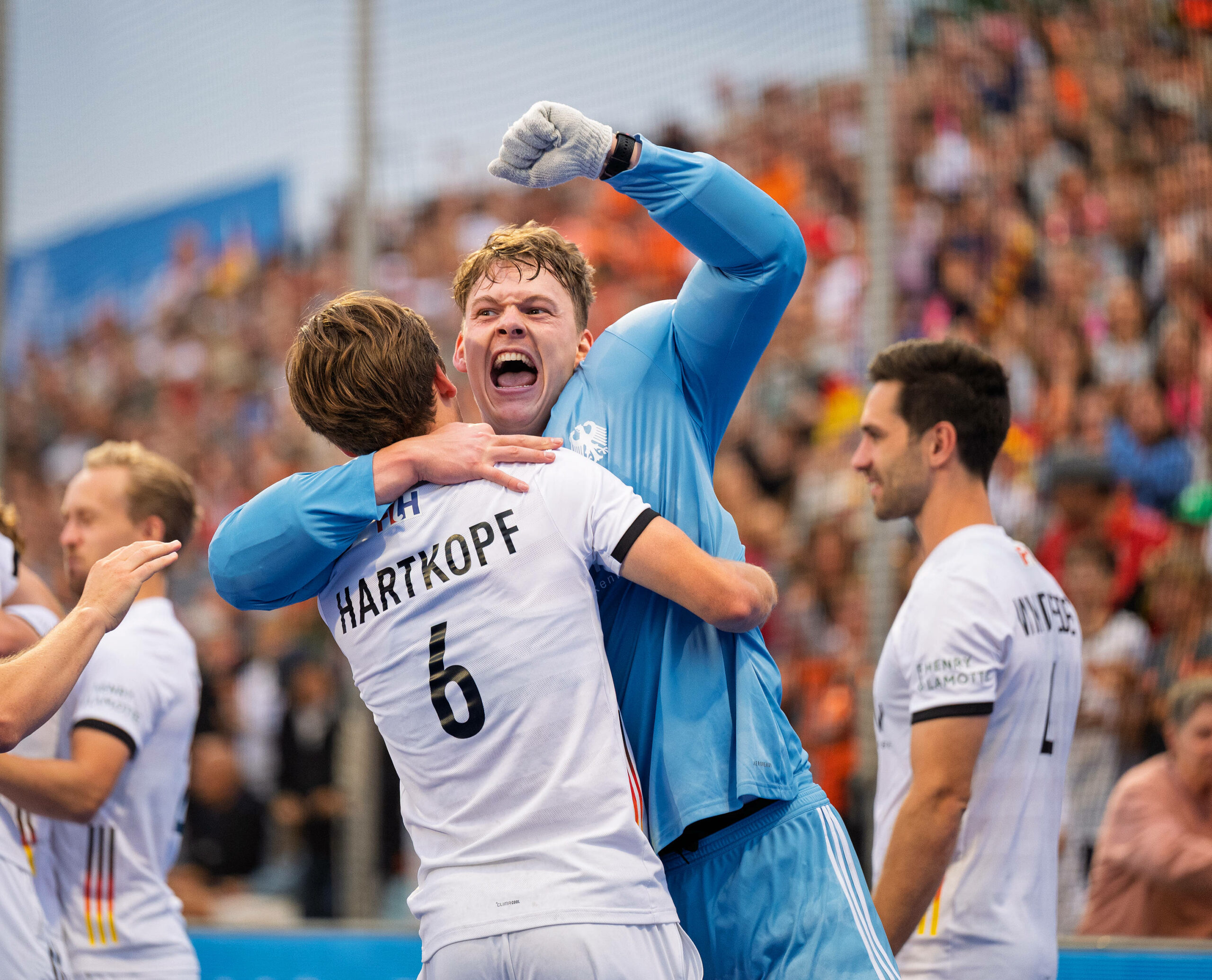 Die deutschen Hockey-Herren krönen sich in Mönchengladbach zum Europameister