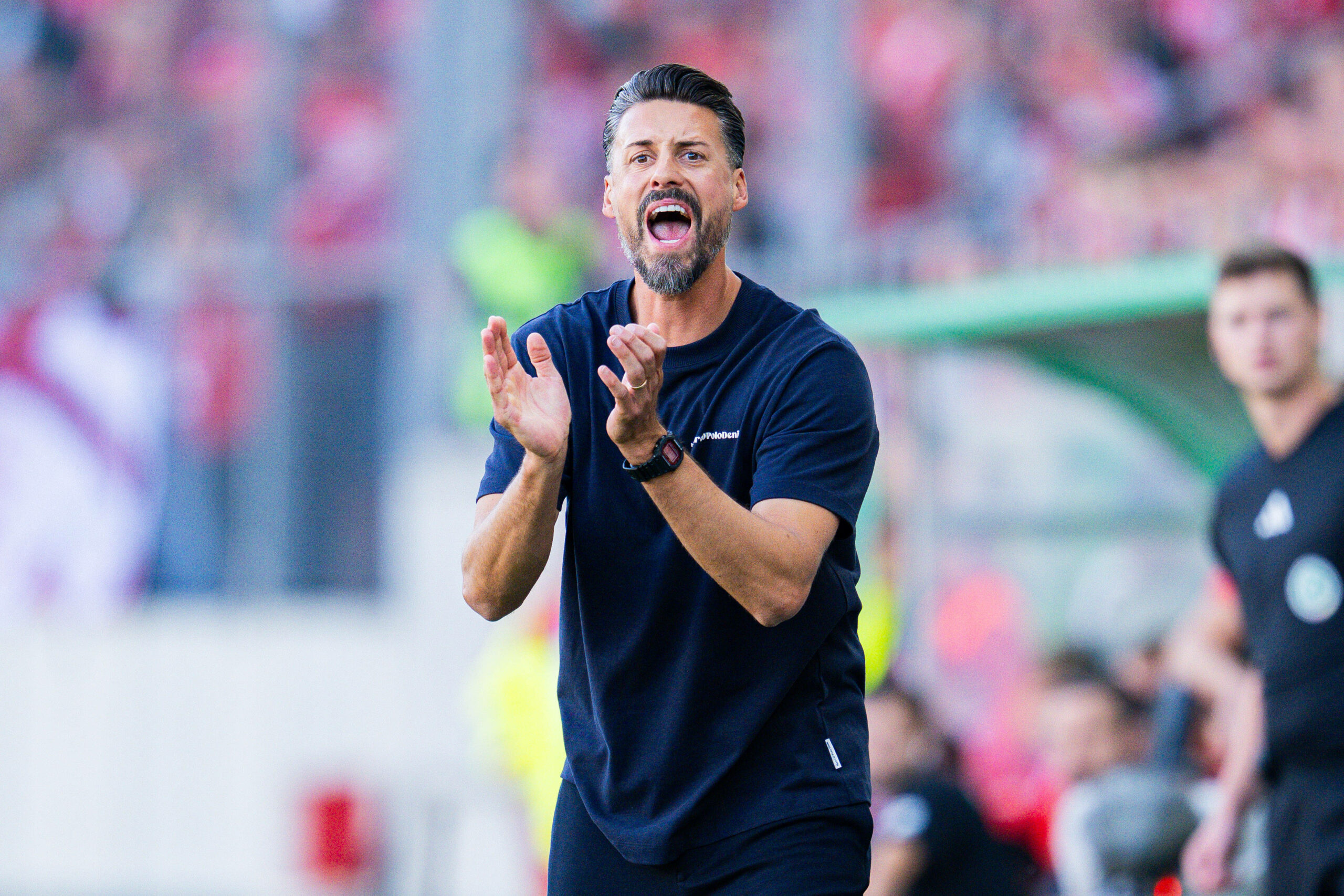 Sandro Wagner klatscht in die Hände