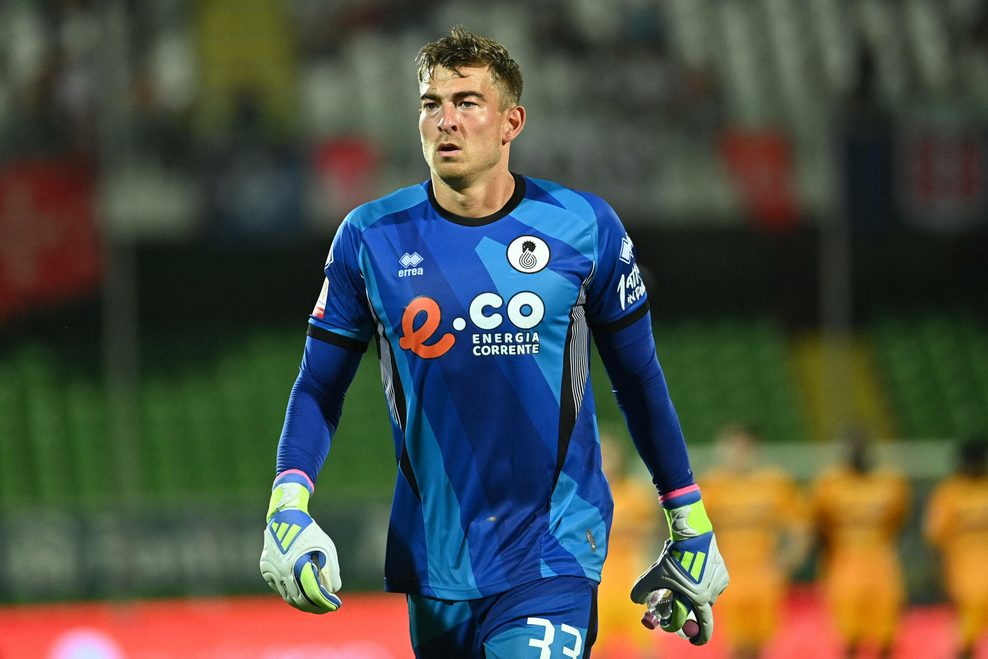 Cesena, Italien: Jonathan Klinsmann (Cesena FC) im Einsatz im Coppa-Italia-Spiel gegen Pisa SC.