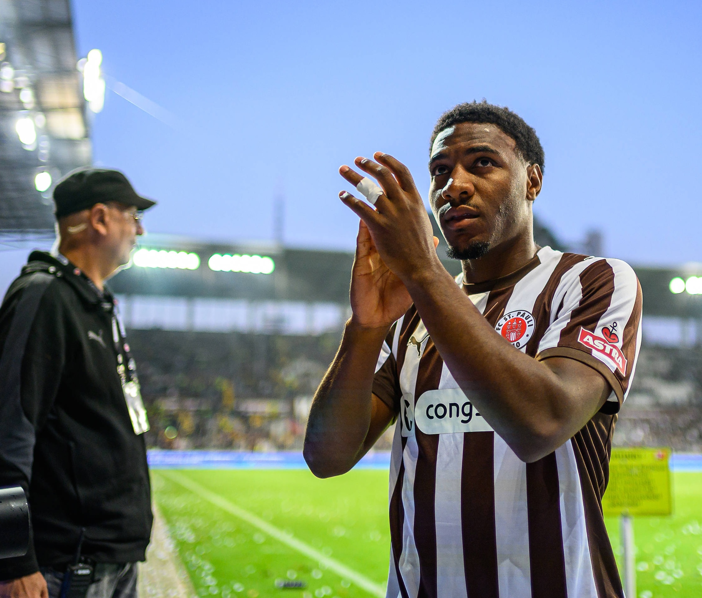 Dapo Afolayan nach dem Dortmund-Spiel