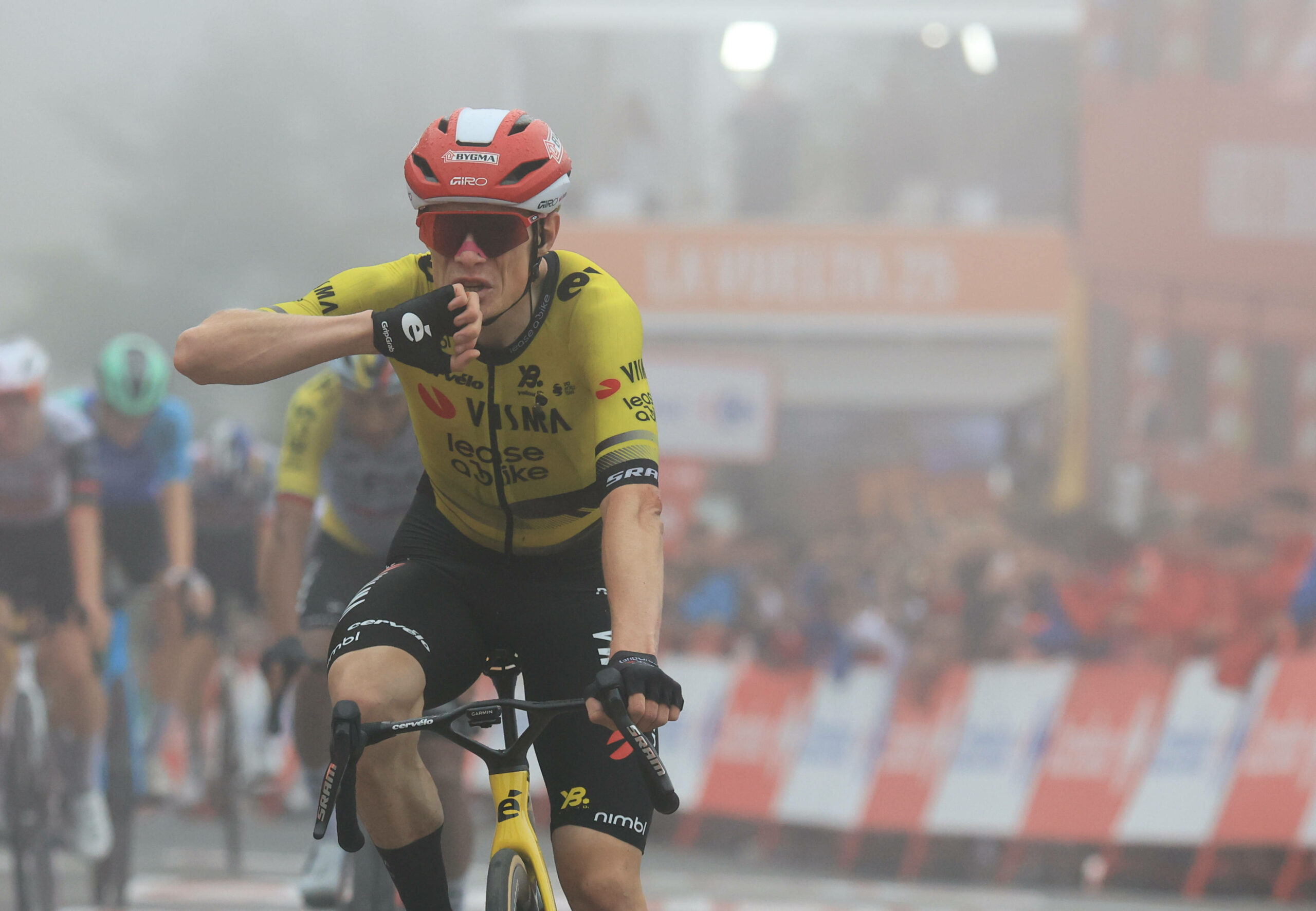 Jonas Vingegaard auf dem Fahrrad