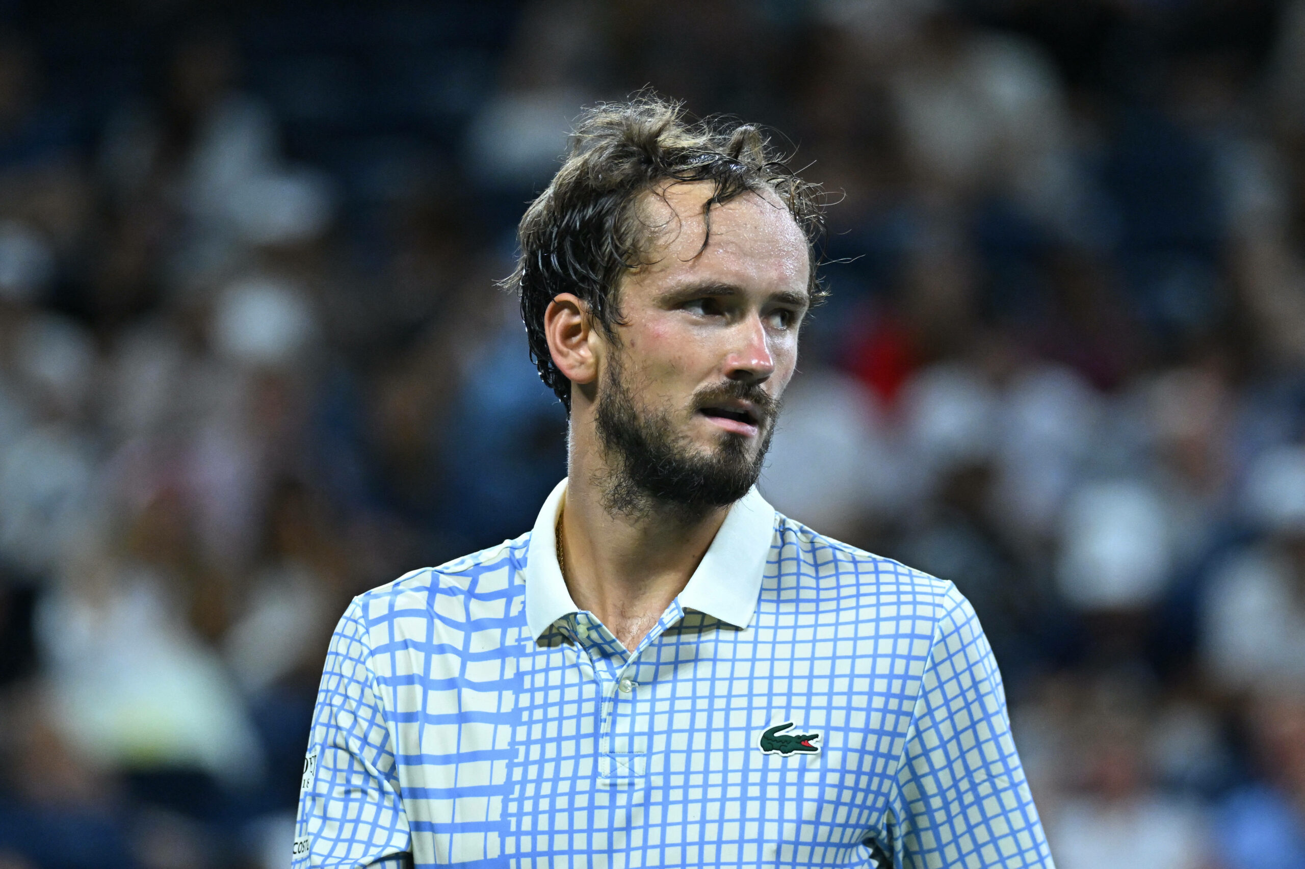 Daniil Medwedew schaut nachdenklich