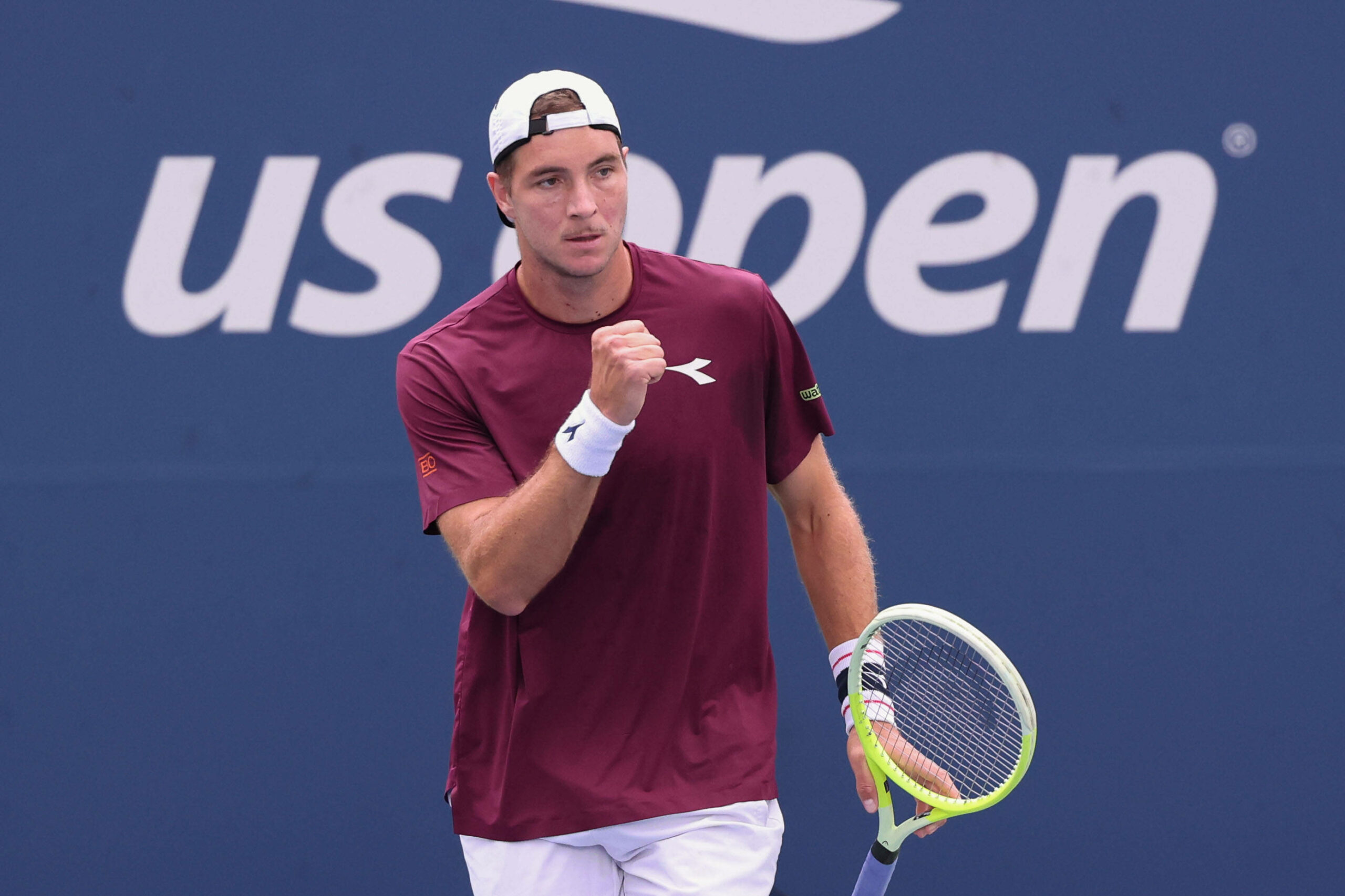 Jan-Lennard Struff zeigt die Faust
