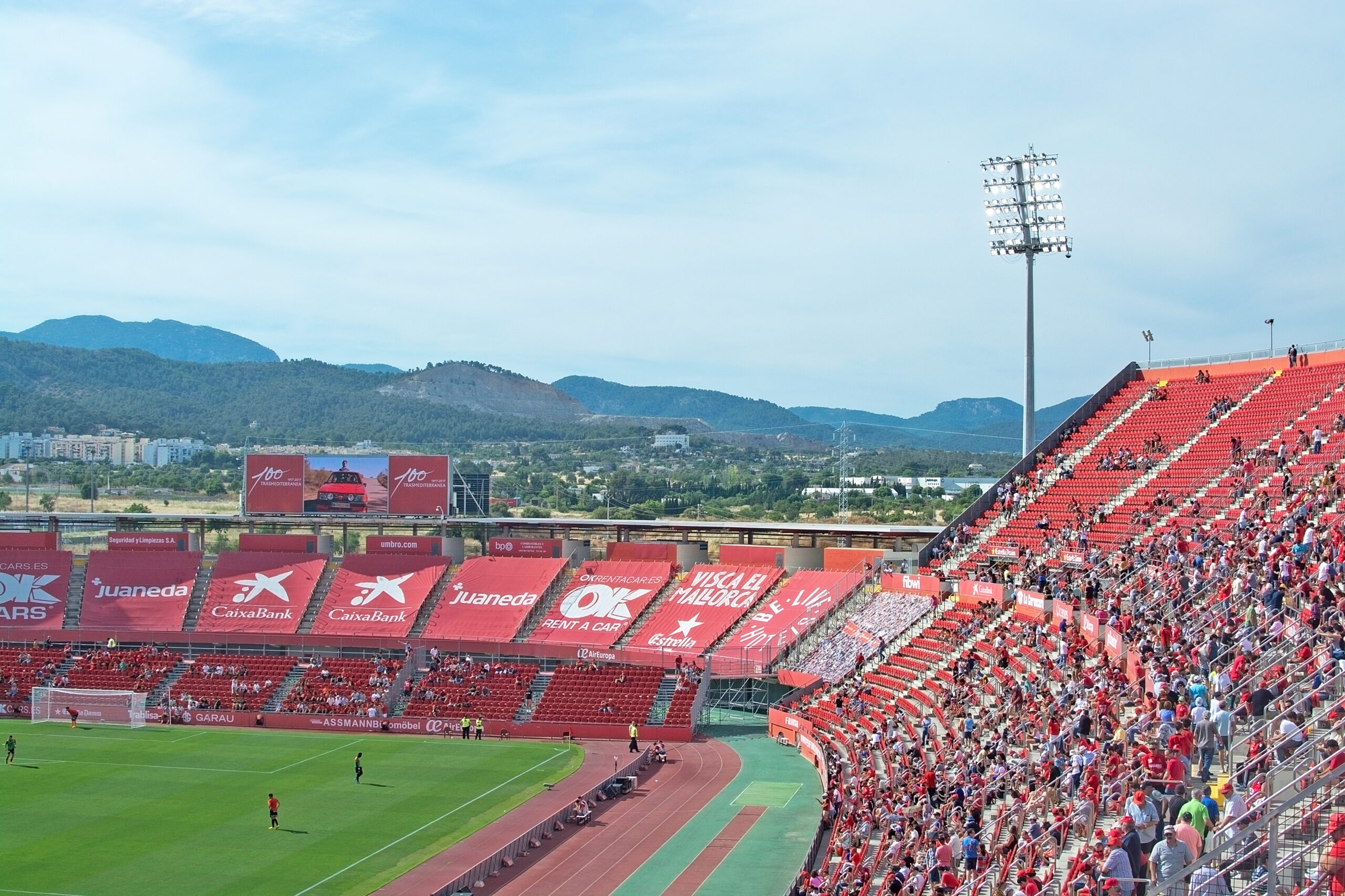 Das Stadion Son Moix auf Mallorca