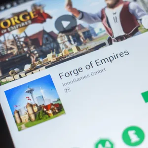 Das Mobile-Game „Forge of Empire“