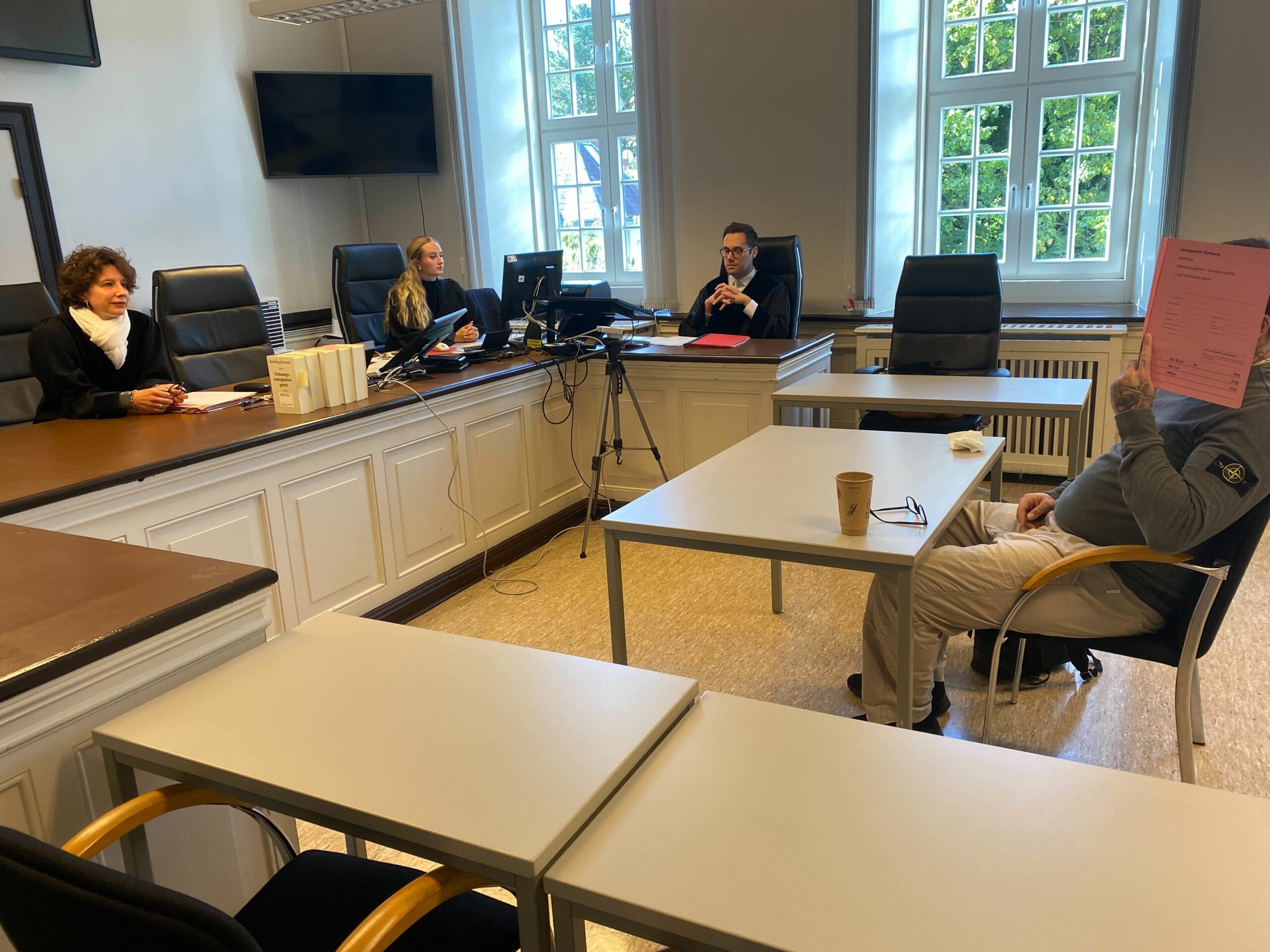 Angeklagter Yannik N. vor Gericht