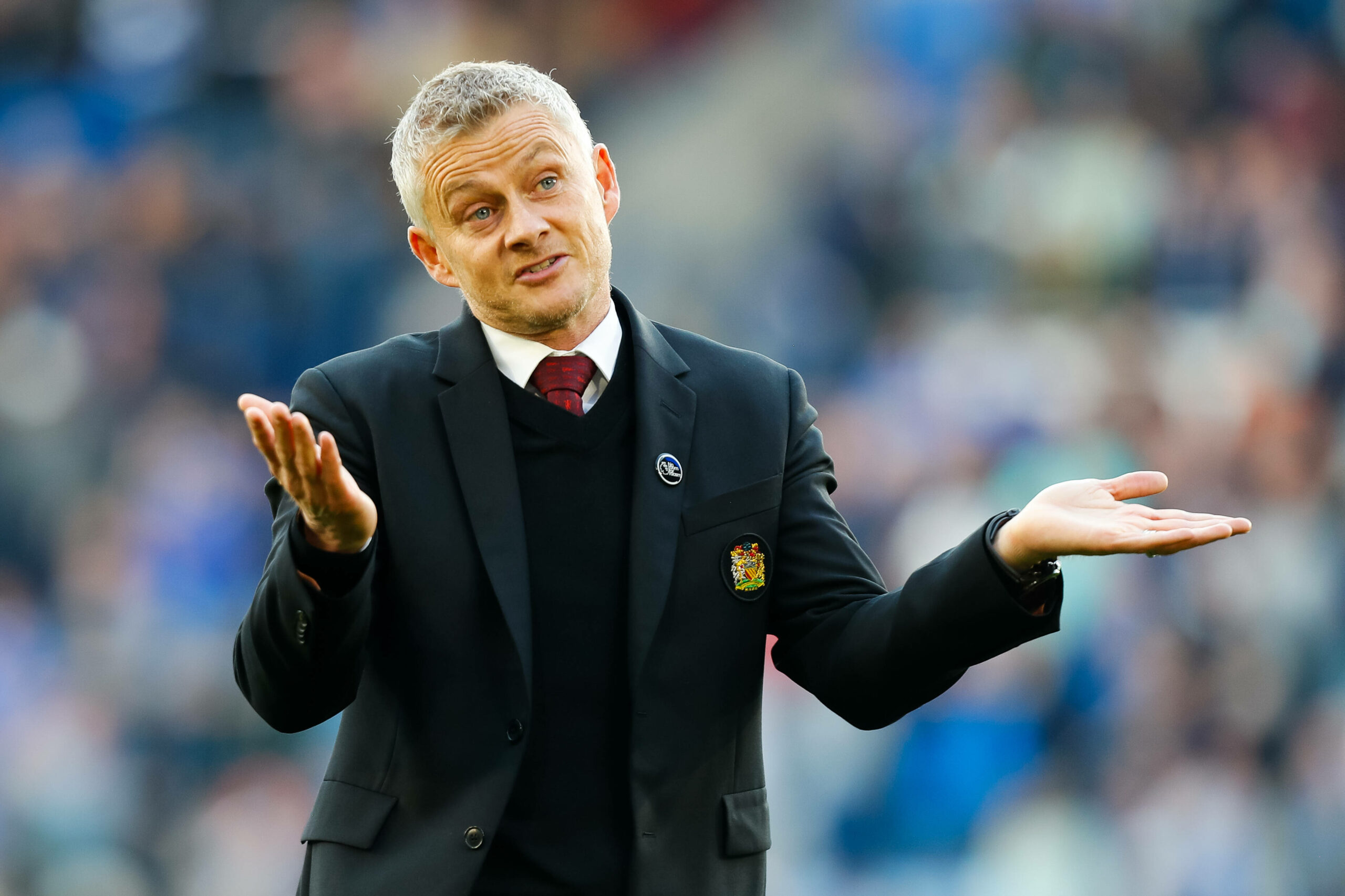 Ole Gunnar Solskjaer zuckt mit den Schultern